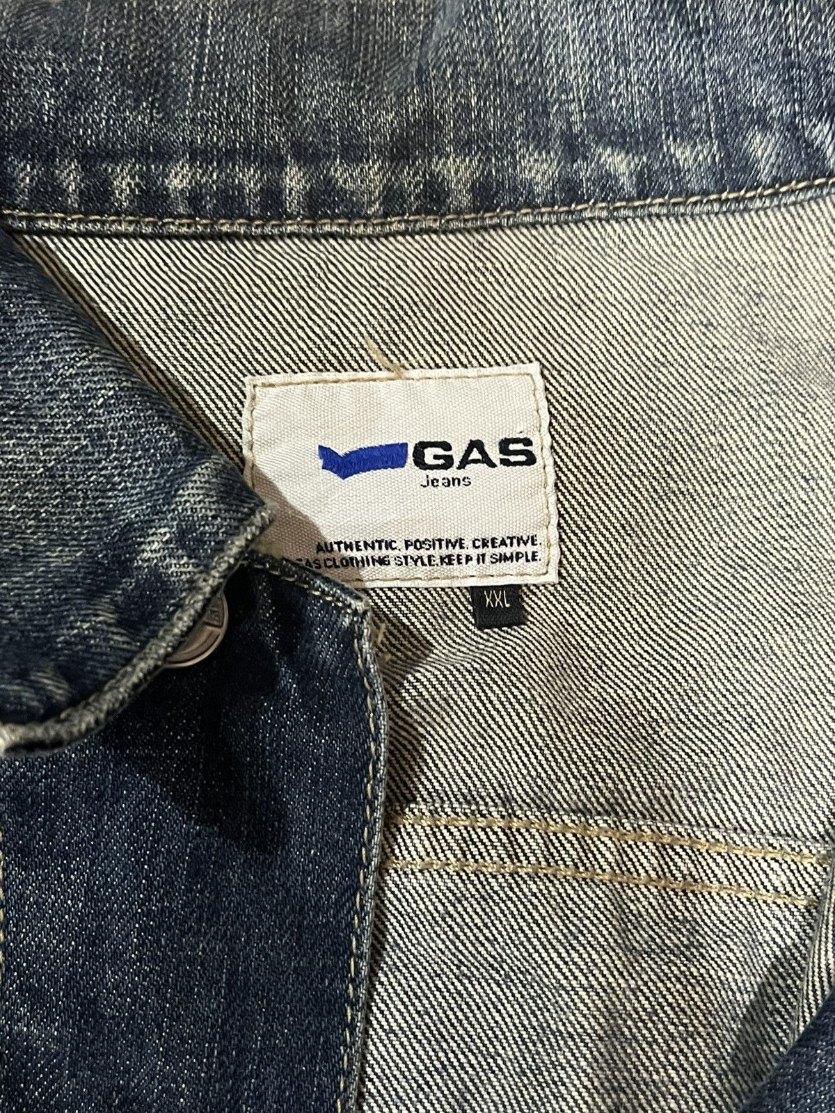 GAS Vintage GAS Denim Jacket Size US L / EU 52-54 / 3 - 2 Thumbnail