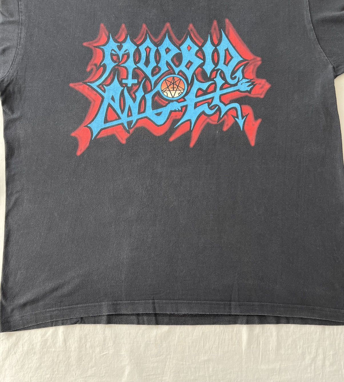 Band Tees Vintage 2004 Morbid Angel Death Metal Band Black T-shirt Size US XL / EU 56 / 4 - 9 Thumbnail