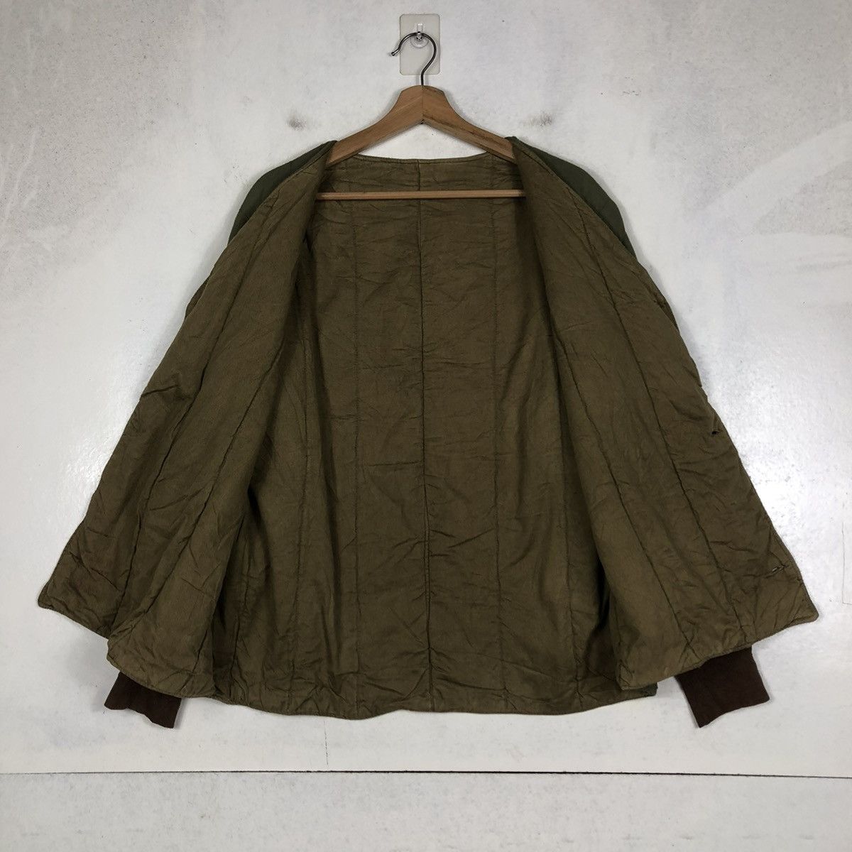 Vintage 📌VINTAGE BIKER JACKET QUILTED MILITARY BUZZ RICKSON Size US M / EU 48-50 / 2 - 14 Thumbnail