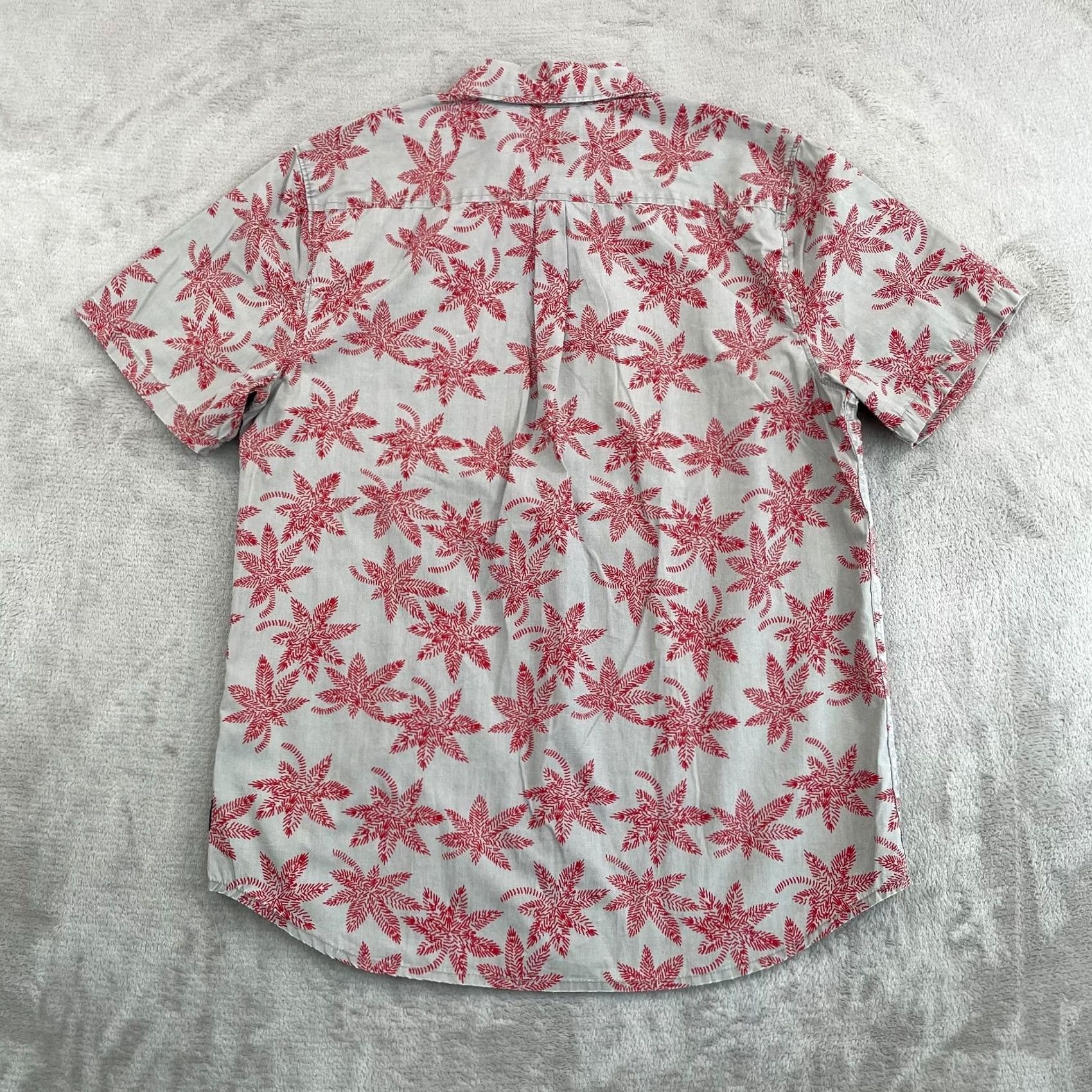 Roark Roark Revival Shirt Men M Gray Floral Short Sleeve Button-Up Hawaiian NWOT Size US M / EU 48-50 / 2 - 5 Thumbnail