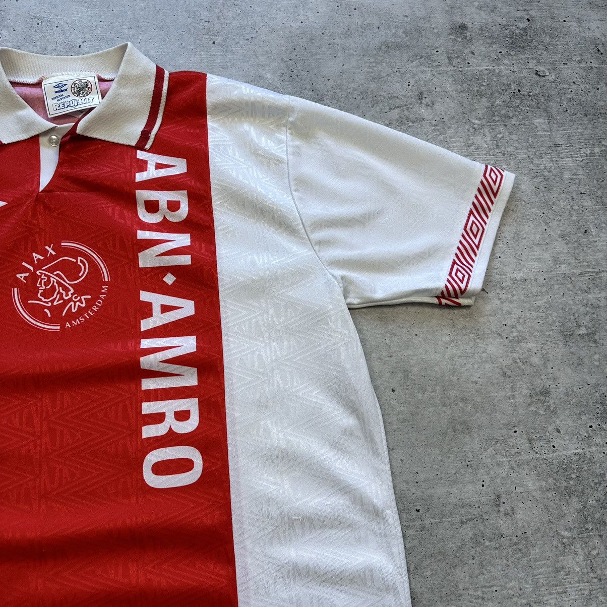 Umbro Vintage Umbro Ajax 1991-1993 Soccer Jersey Size US XL / EU 56 / 4 - 3 Thumbnail