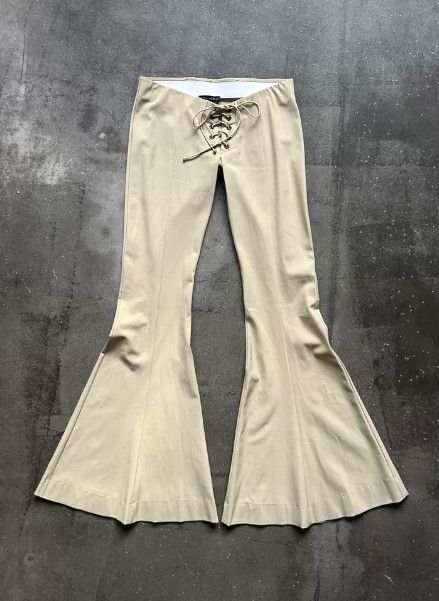 Le Grande Bleu (L.G.B.) L.G.B. (Le Grand Bleu) 00s Early Drawstring Flared Pants Size 36" / US 14 / IT 50 - 1 Thumbnail