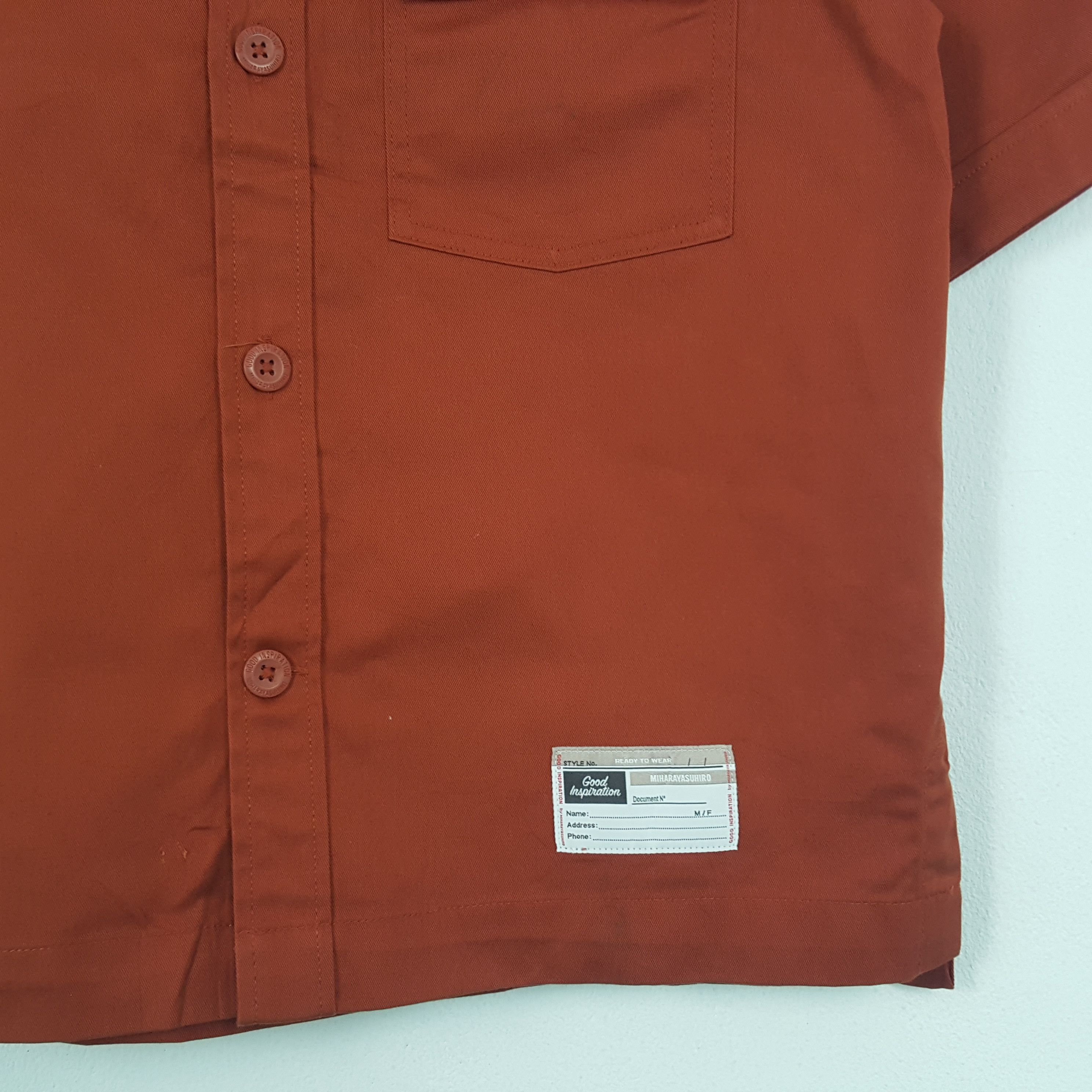 Maison MIHARA YASUHIRO × Vintage Vintage Good Inspiration Miharayasuhibo Work Shirt Button Up Size US L / EU 52-54 / 3 - 2 Thumbnail