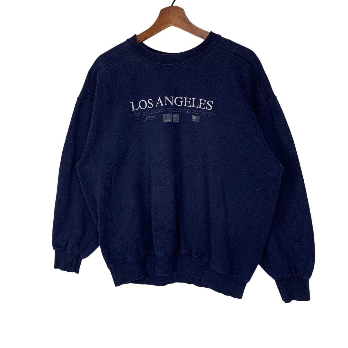 Vintage Vintage Tuf Threads Los Angeles Crewneck Sweatshirt Size US M / EU 48-50 / 2 - 3 Thumbnail