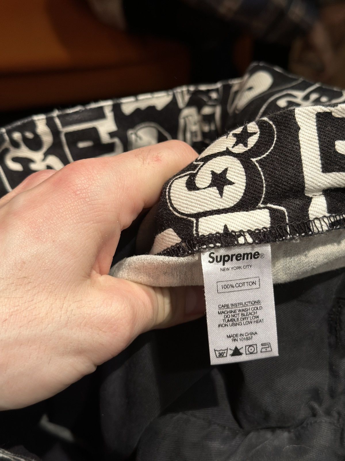 Hysteric Glamour × Supreme Hysteric Glamour x Supreme Text Pants Size US 32 / EU 48 - 5 Thumbnail