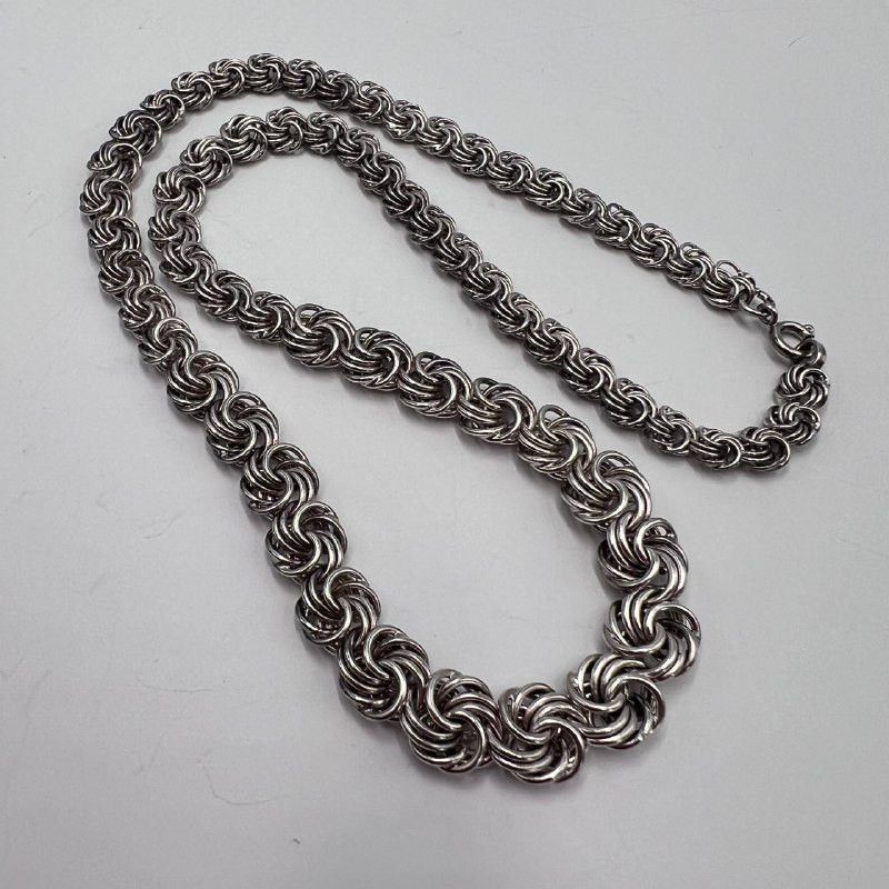 Sterling Silver Vintage Sterling Silver 925 Necklace Chain 44cm 29.3g Size ONE SIZE - 10 Thumbnail