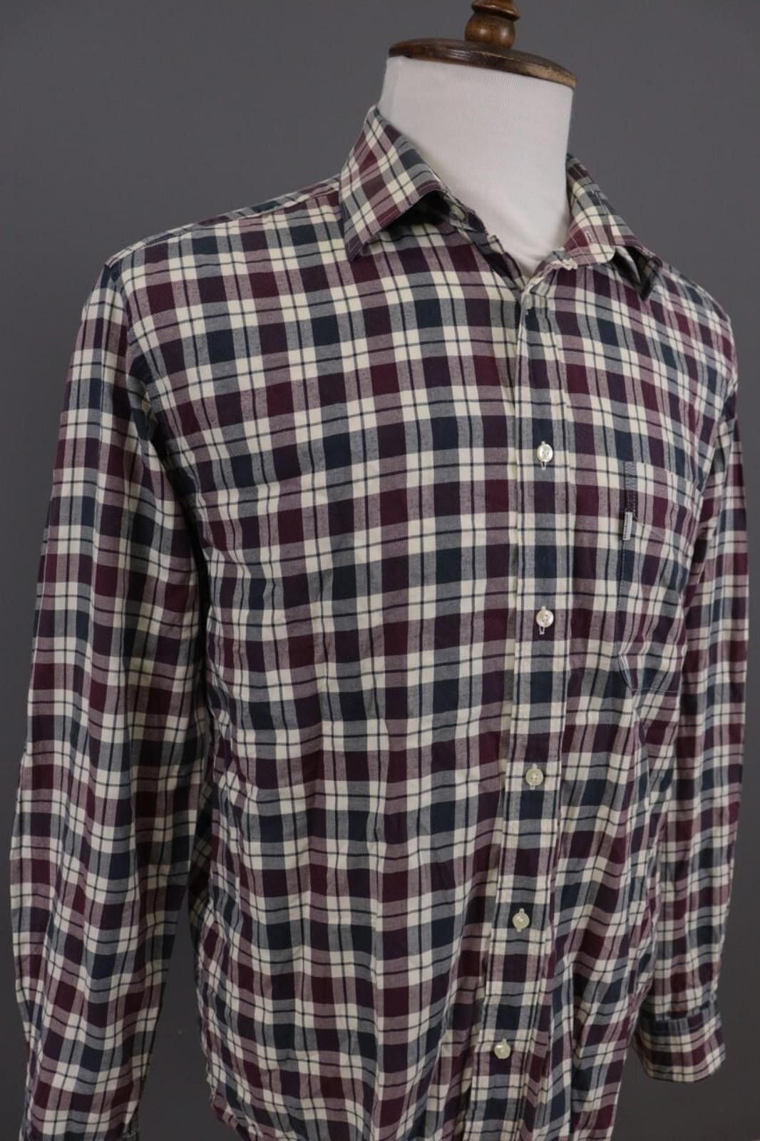 Barbour Barbour Regular Fit Multicolor Check Plaid Shirt Size L Size US L / EU 52-54 / 3 - 6 Thumbnail