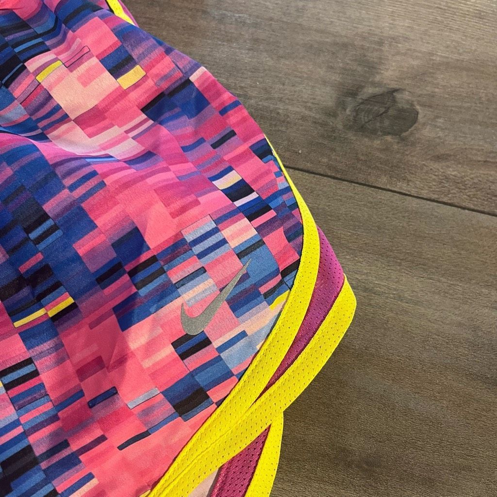 Nike Nike Pink Pattern Athletic Workout Shorts Women Small Bin B- Size 26" / US 2 / IT 38 - 2 Thumbnail
