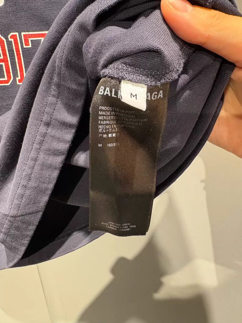 Balenciaga Balenciaga Black Scissors and Wheat Logo Short Sleeve T-Sh Size US M / EU 48-50 / 2 - 4 Thumbnail