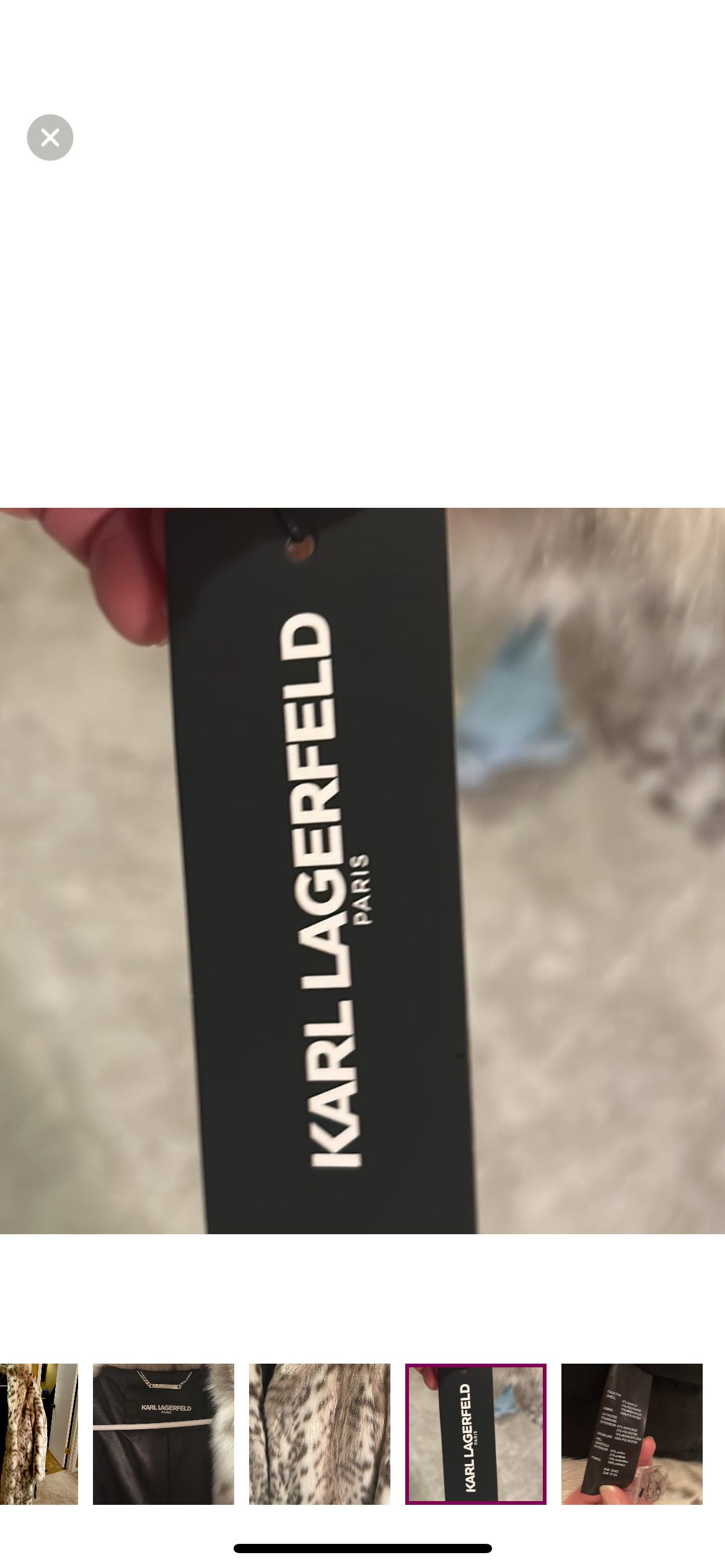 Karl Lagerfeld Karl Lagerfeld Paris Animal print cut coat Size L / US 10 / IT 46 - 5 Thumbnail