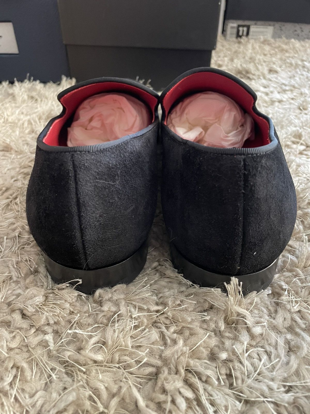 Christian Louboutin Christian Louboutin Dandelion Black Suede Size US 11 / EU 44 - 10 Thumbnail