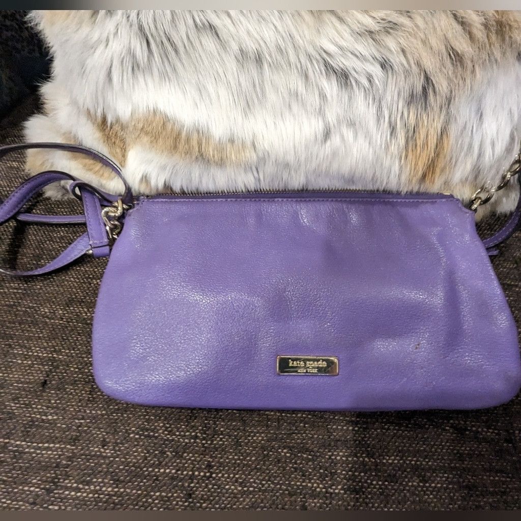 Kate Spade Kate Spade Purple Crossbody Bag with Bow Accent Size ONE SIZE - 4 Thumbnail