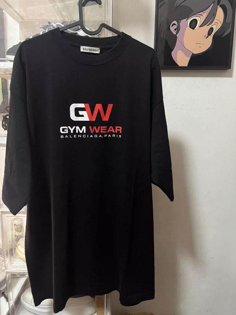 Balenciaga Balenciaga GW GW slogan short sleeve black m size Size US M / EU 48-50 / 2 - 1 Thumbnail