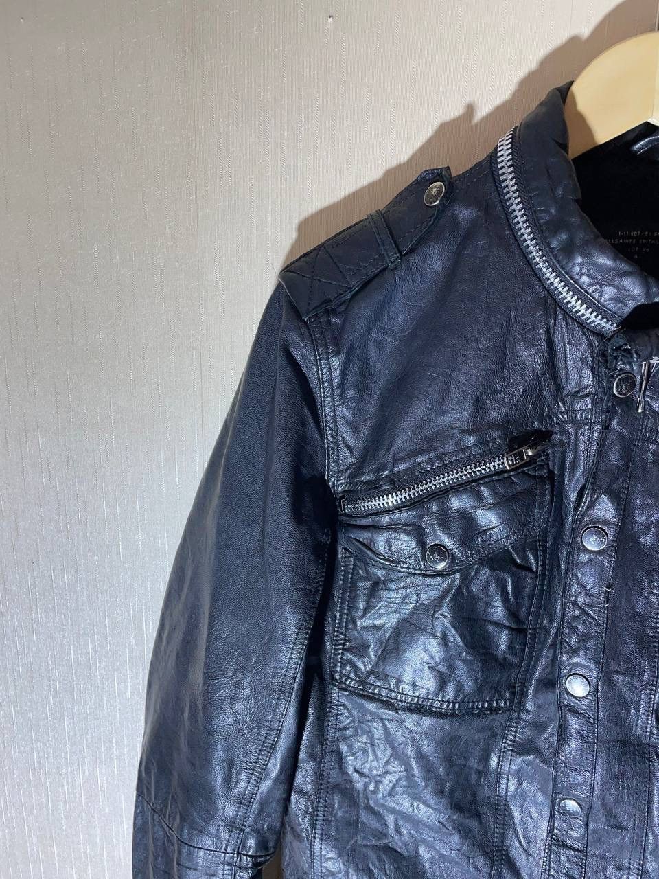 Allsaints × Vintage Allsaints Vintage Biker Leather Jacket Size US M / EU 48-50 / 2 - 3 Thumbnail