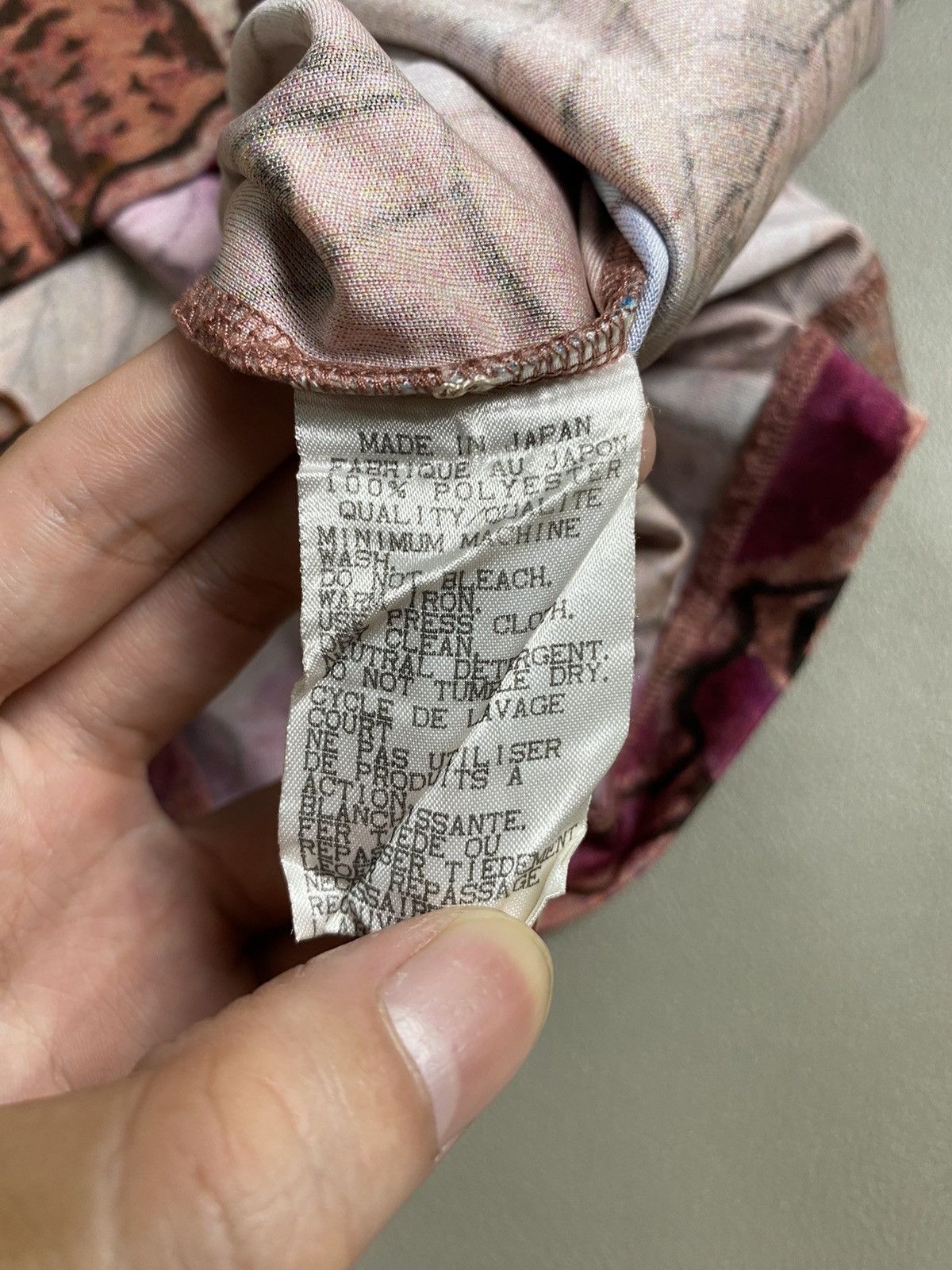 Issey Miyake × Pleats Please Issey Miyake Pleats Please Issey Miyake Floral Printed Tshirt Size M / US 6-8 / IT 42-44 - 7 Thumbnail