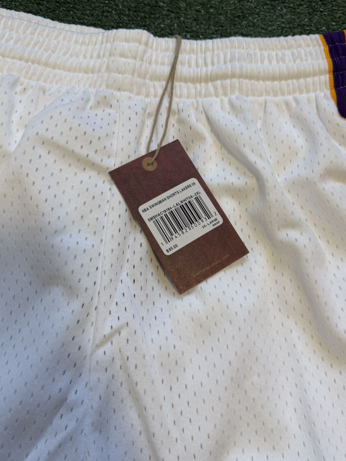 Mitchell & Ness Mens Mitchell & Ness NBA Swingman Shorts Los Angeles Lakers Size US 35 - 2 Thumbnail