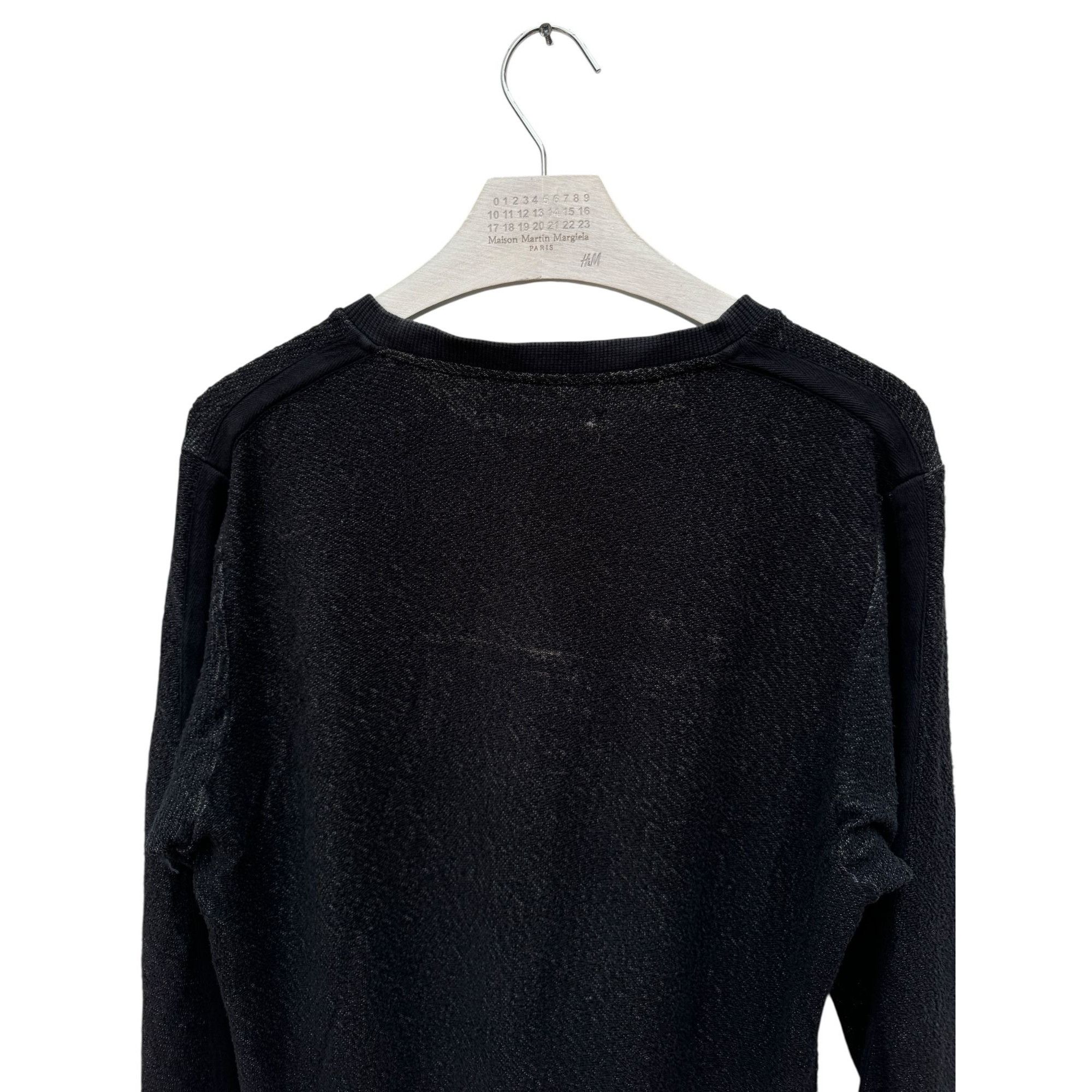 Robert Geller Black Textured Sweater Size US L / EU 52-54 / 3 - 5 Thumbnail