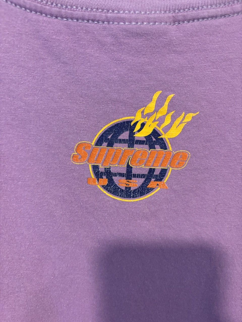 Supreme Made in USA x Supreme Men's Fire Tee Size US L / EU 52-54 / 3 - 3 Thumbnail
