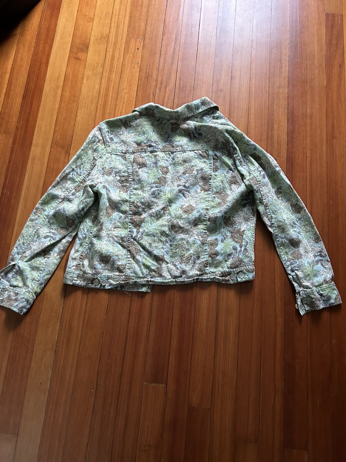 Other Vintage cropped floral button up Size US XL / EU 56 / 4 - 2 Thumbnail