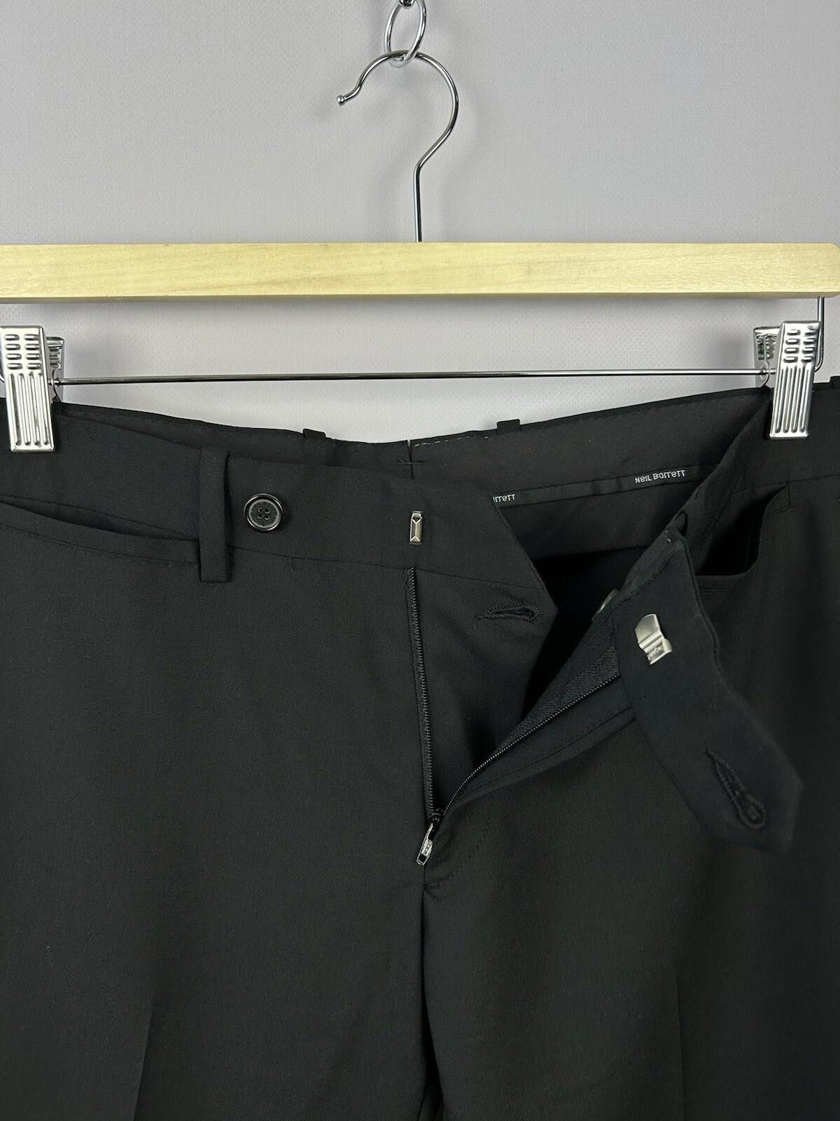 Neil Barrett Neil Barrett Wool Flat Front Pants Trousers Size 46 W30 L36 Size US 30 / EU 46 - 5 Thumbnail