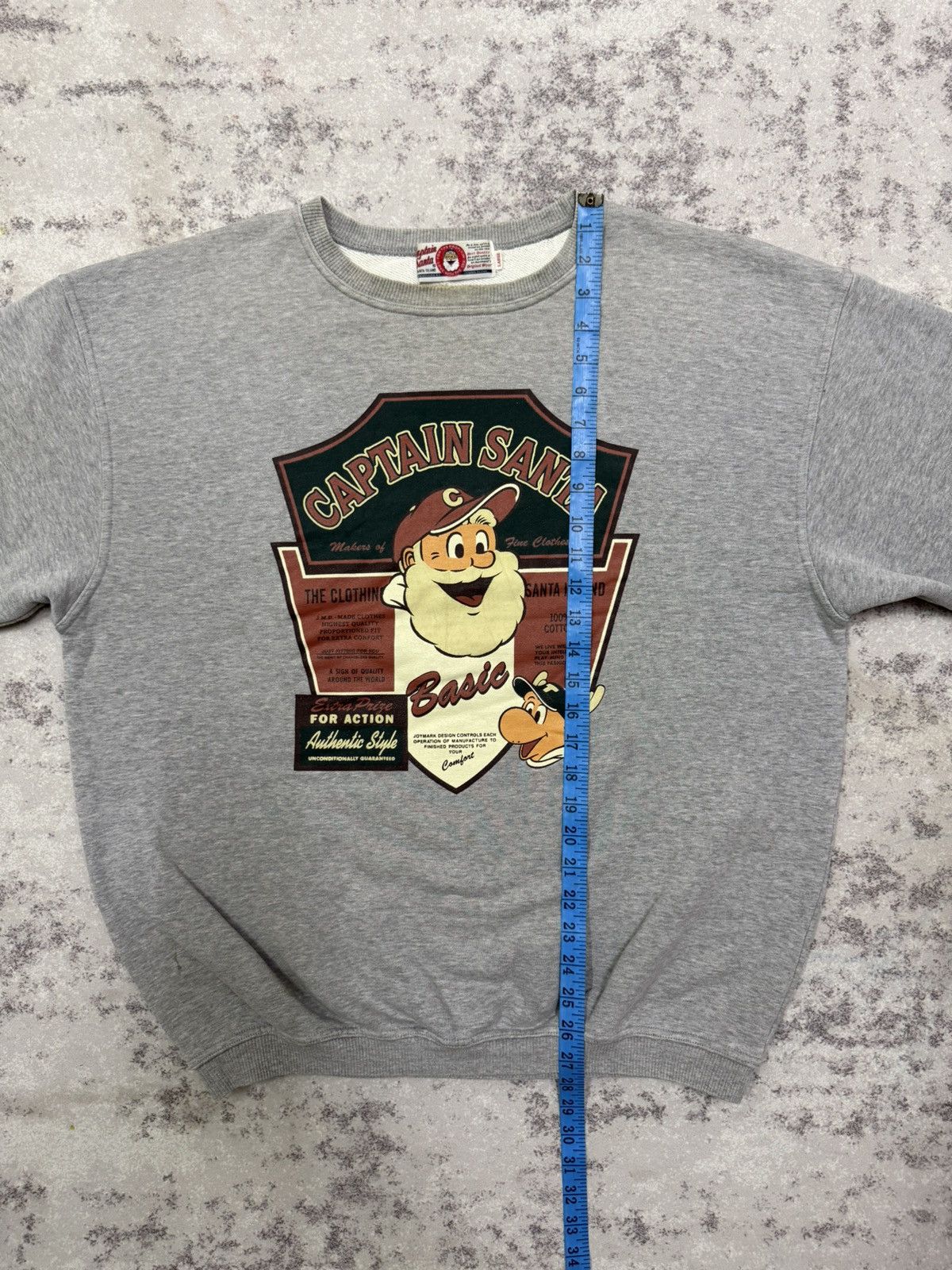 Vintage Vintage 90s Captain Santa Sweatshirt Size US XL / EU 56 / 4 - 16 Thumbnail