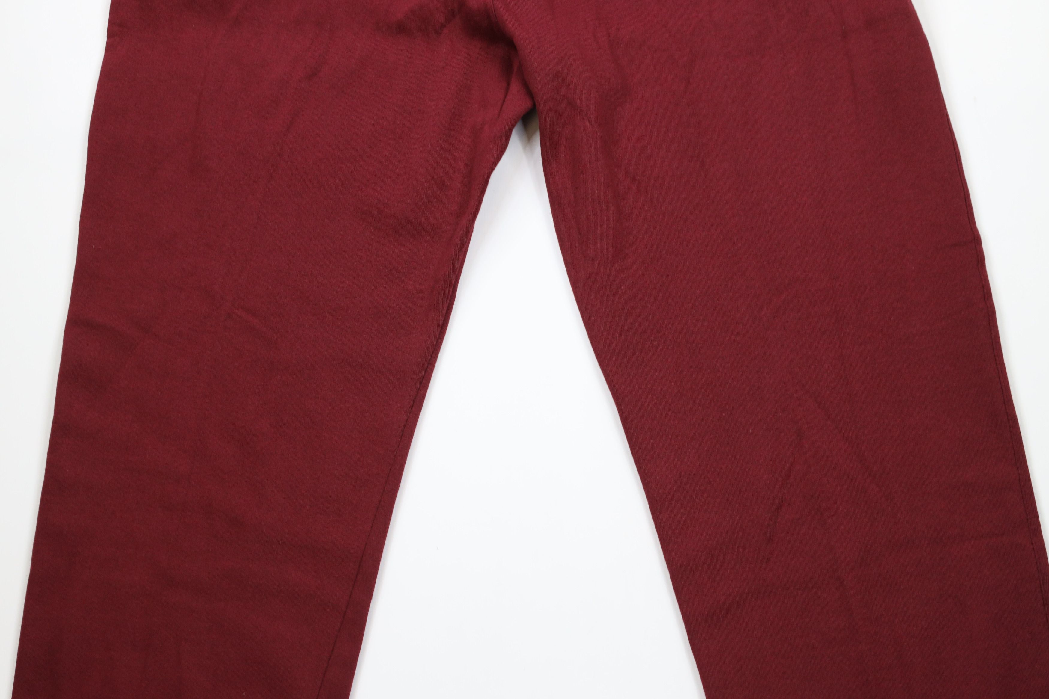 Vintage Vintage 90s Streetwear Wide Leg Sweatpants Chinos Pants Red Size US 44 / EU 60 - 9 Thumbnail
