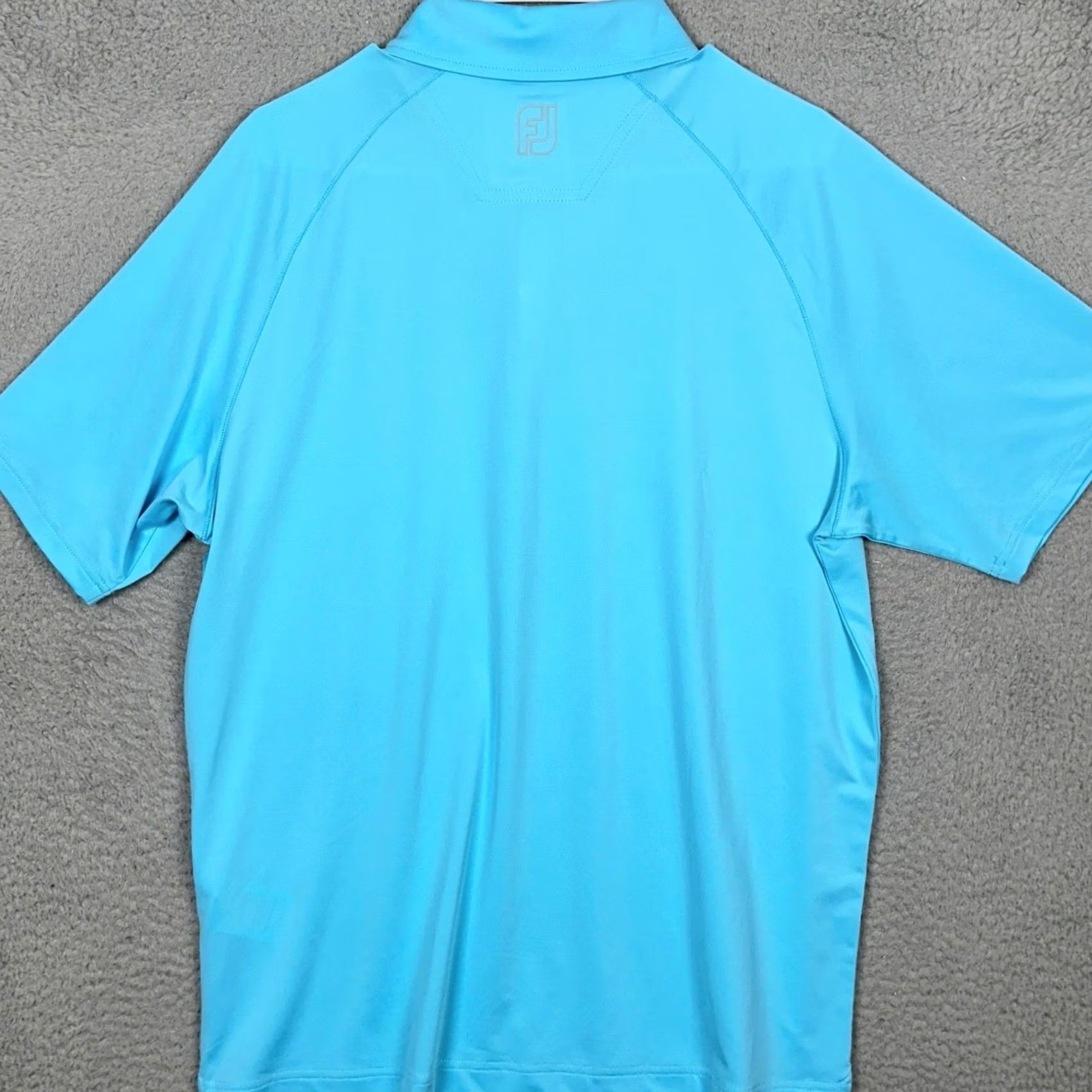 Footjoy FootJoy Polo Shirt Mens Large Light Blue Golf Performance Stretch Rugby Logo Size US L / EU 52-54 / 3 - 3 Thumbnail