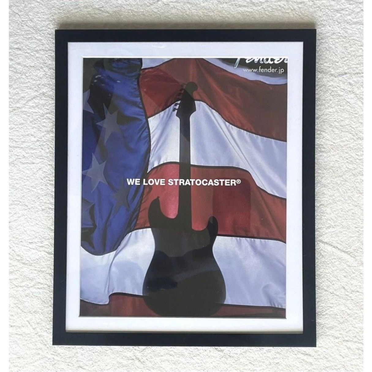 Chrome Hearts × Vintage Chrome Hearts Flag Guitar 9x11 Framed magazine cutout poster Size ONE SIZE - 1 Thumbnail