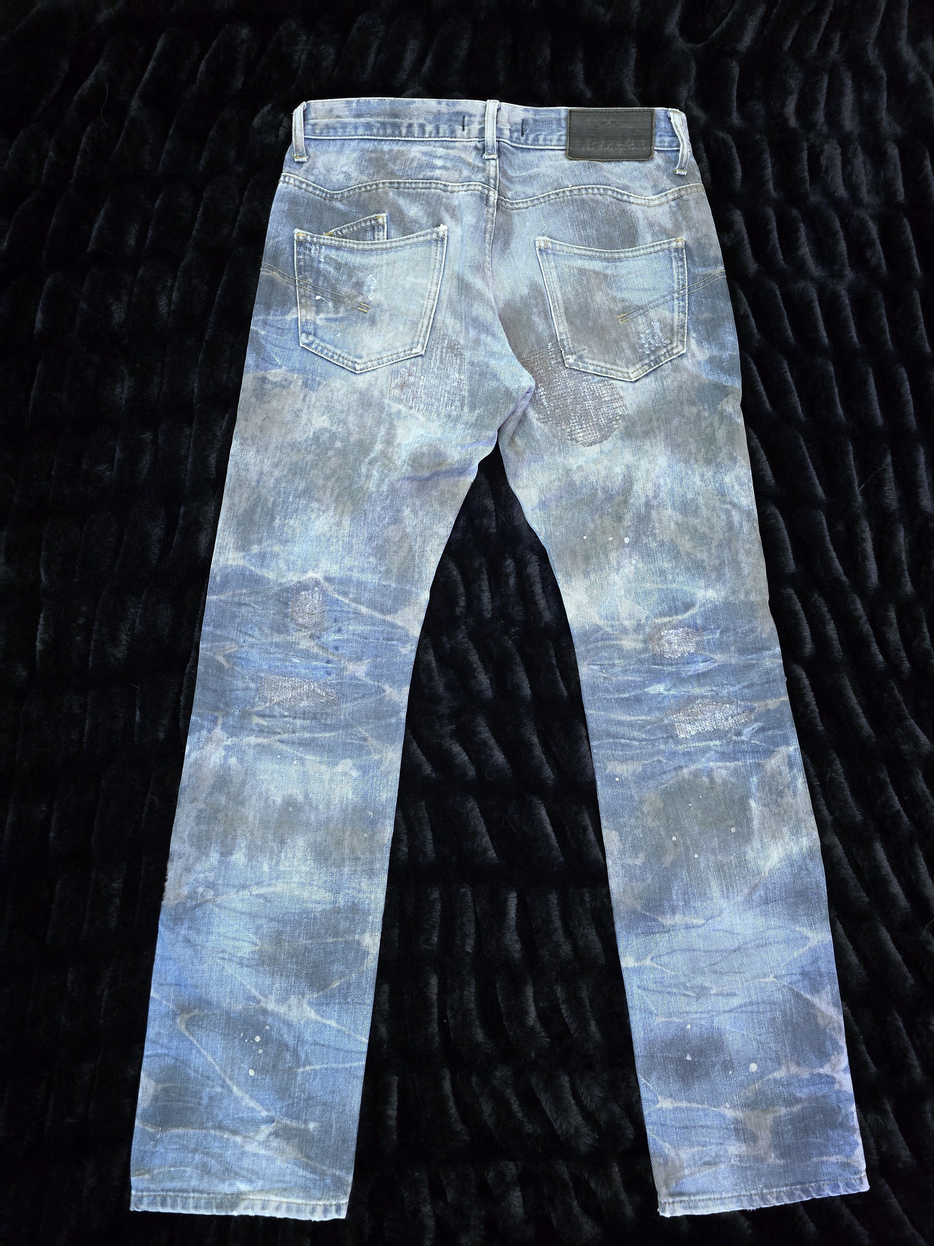JACKROSE Jackrose x Luv Maison Destroyed Dusty Denim Size US 30 / EU 46 - 2 Thumbnail