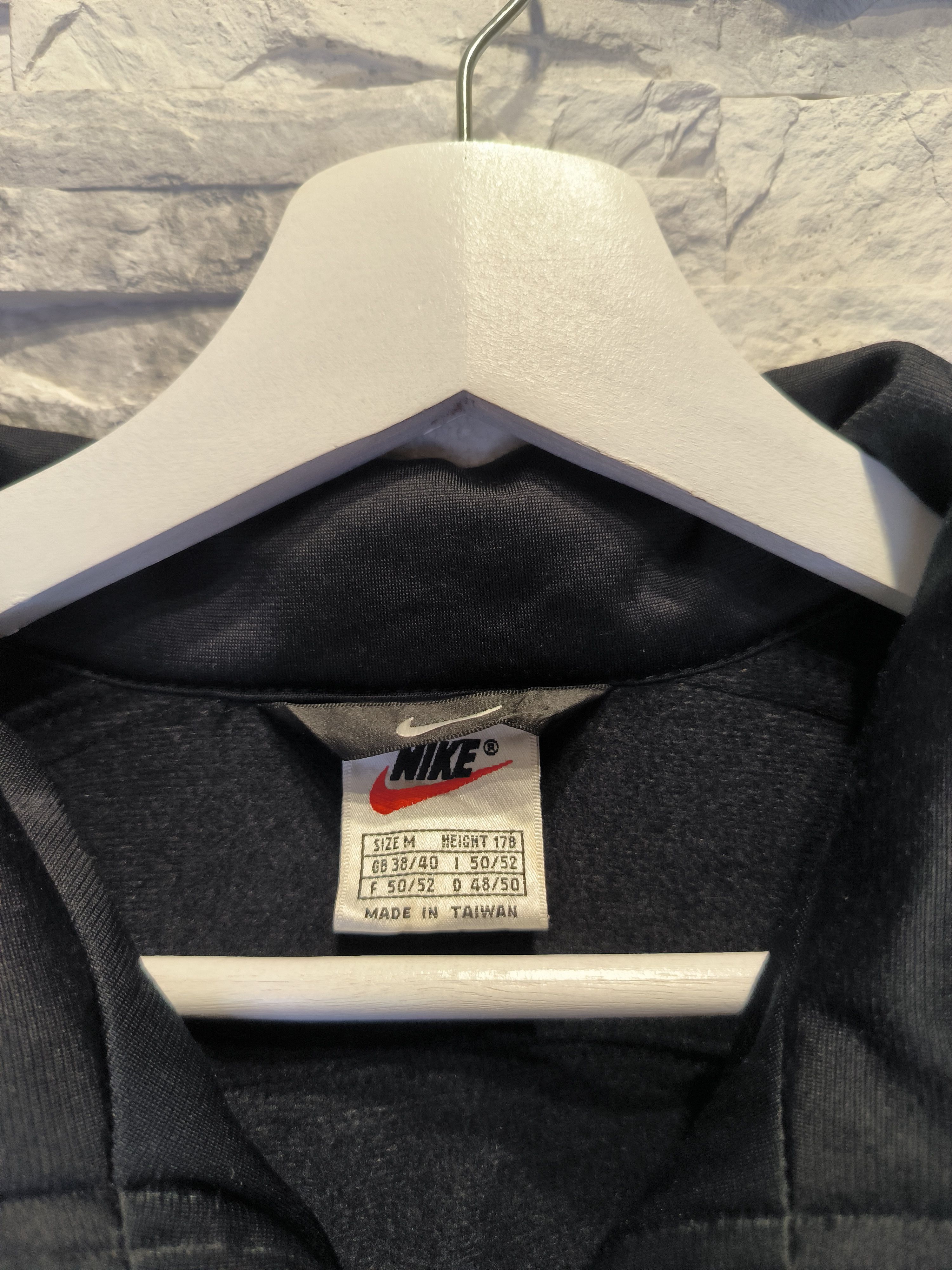 Nike × Vintage Vintage Nike 90s Zip Tracksuit Logo Swoosh Center Jacket Size US M / EU 48-50 / 2 - 5 Thumbnail