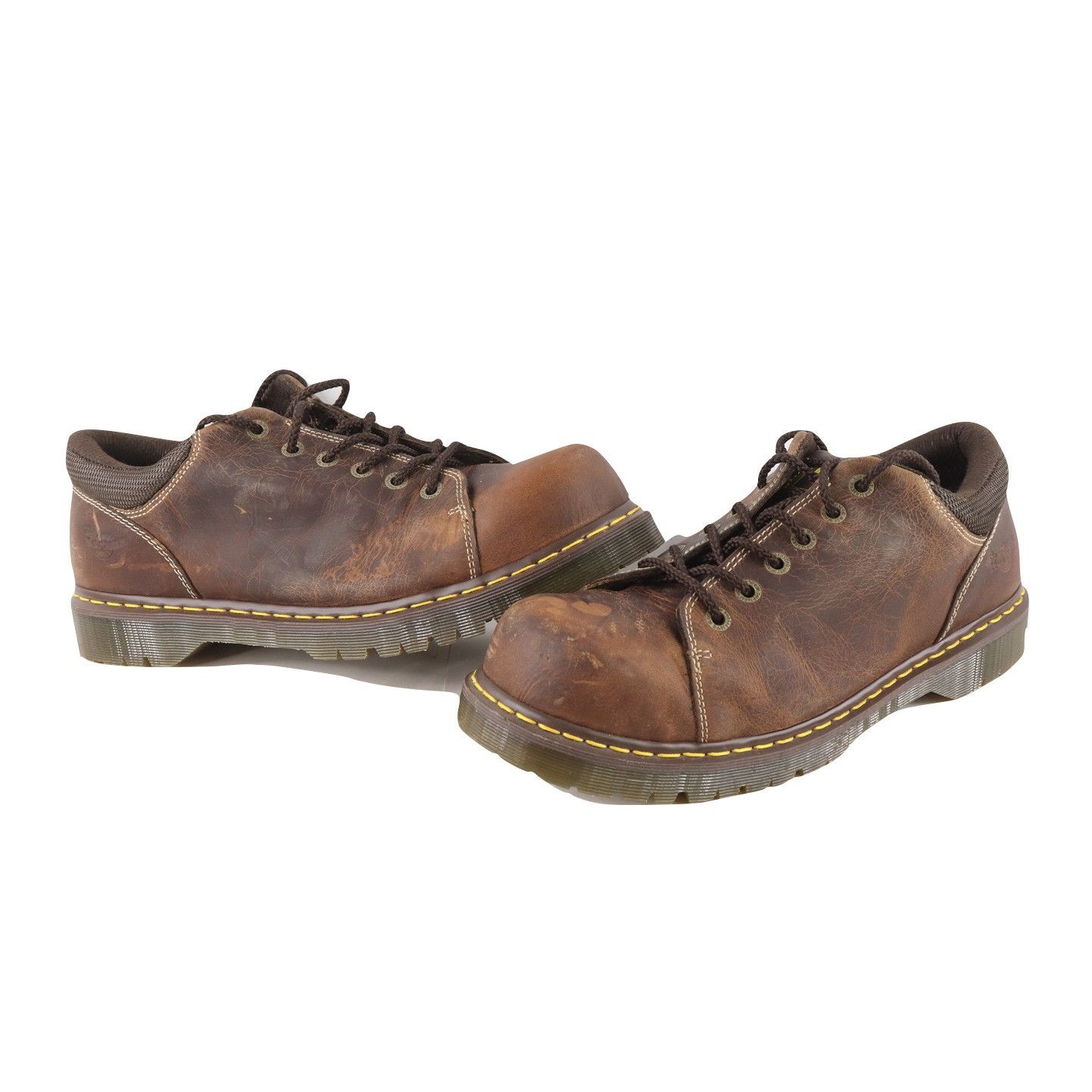 Dr. Martens Vintage Dr Martens Chunky Platform Steel Toe Leather Shoes Size US 14 / EU 47 - 1 Thumbnail