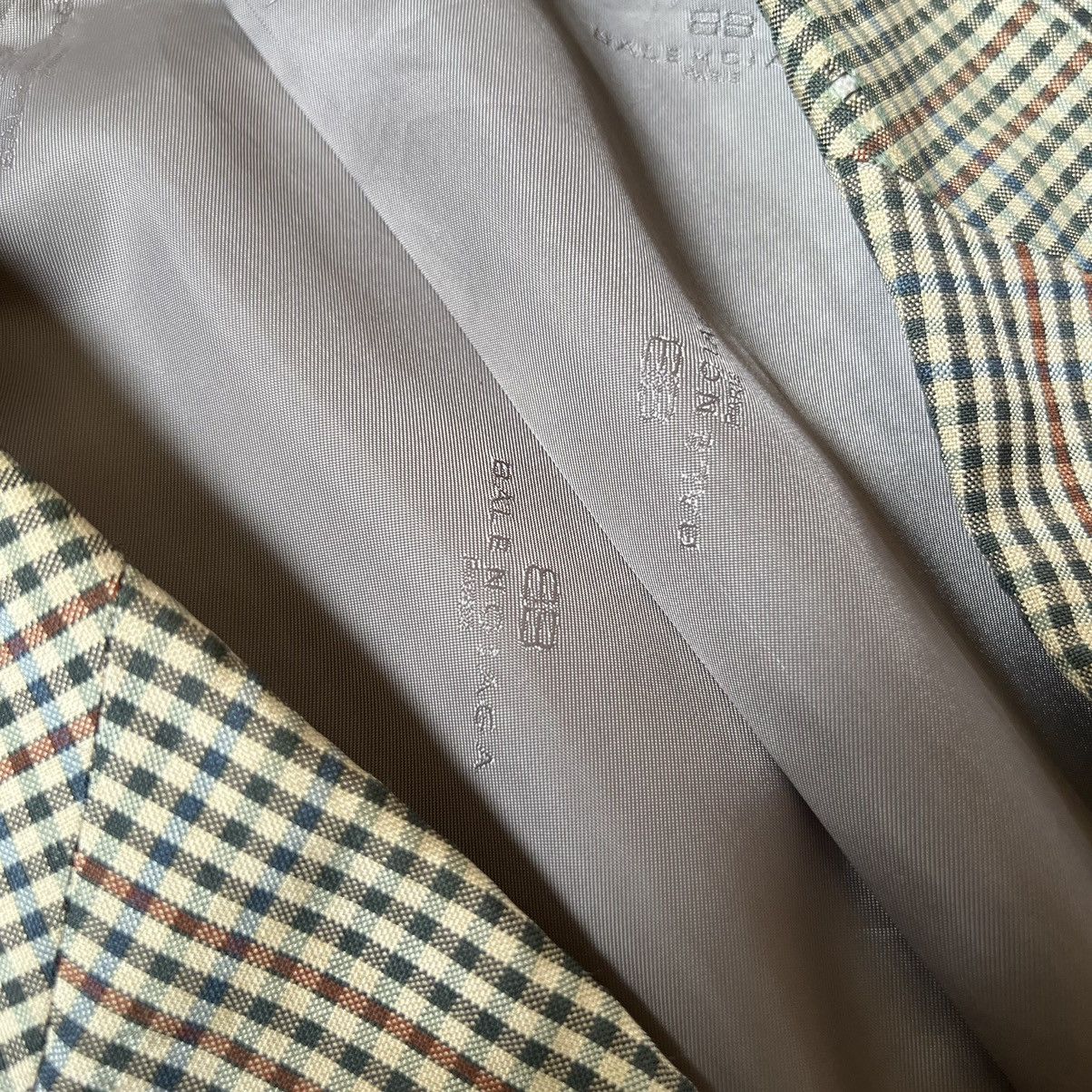 Balenciaga Vintage 90s Balenciaga Gingham Check Blazer Regular fit Size 44R - 4 Thumbnail