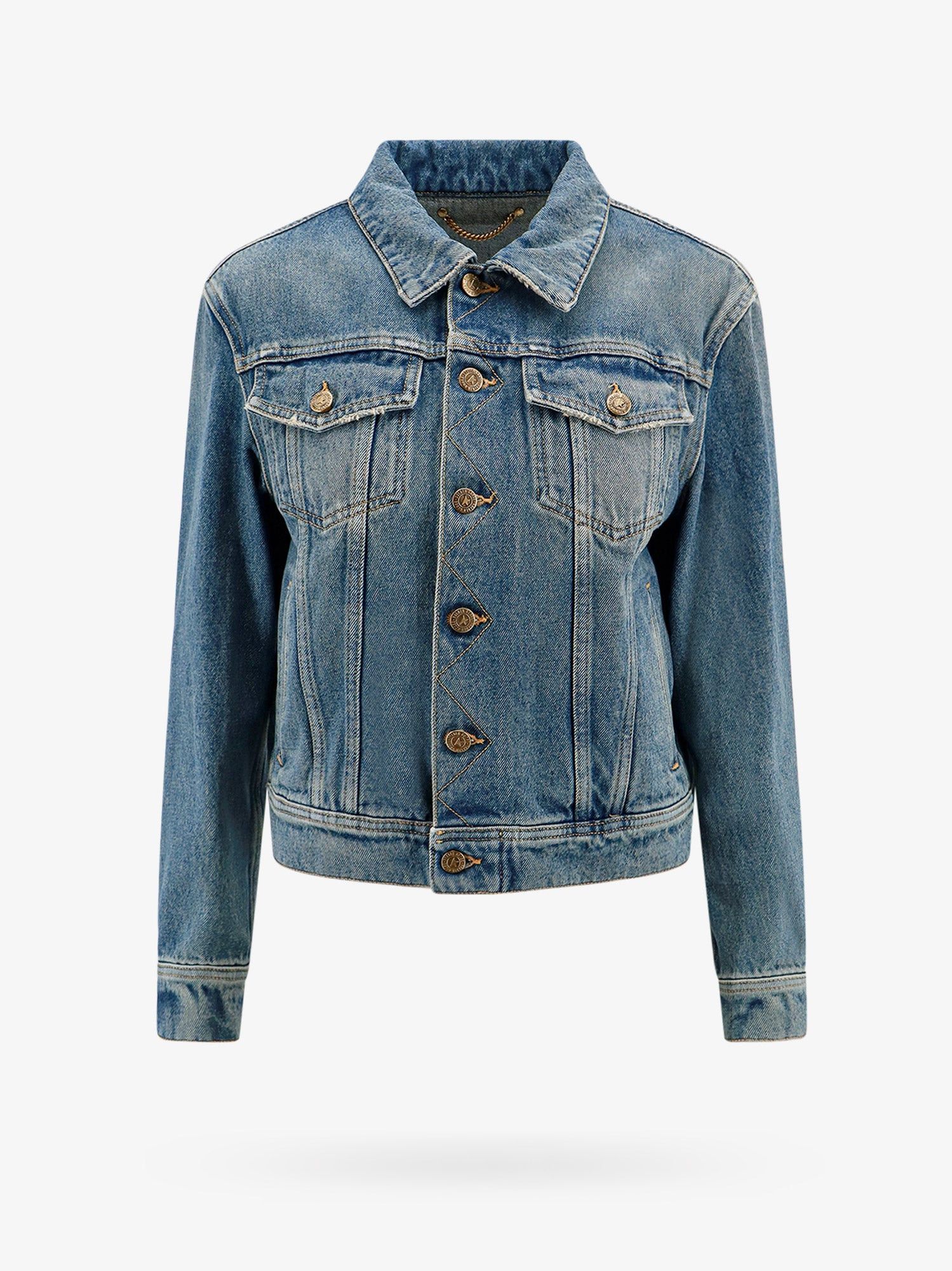 Golden Goose Golden Goose Light Green Single-Breasted Jacket