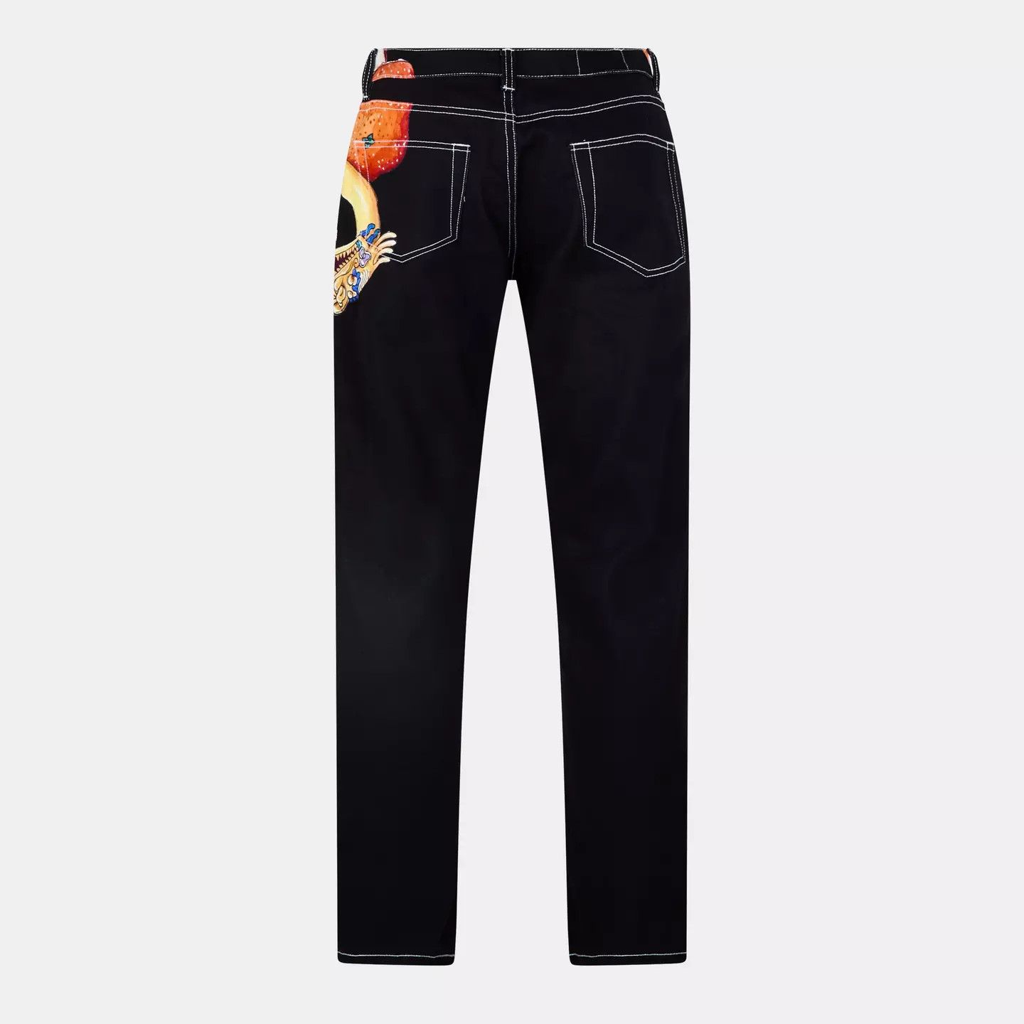 Casablanca o1g2r1mq0426 Casa Straight Leg Jeans in Multicolor Size US 34 / EU 50 - 2 Thumbnail