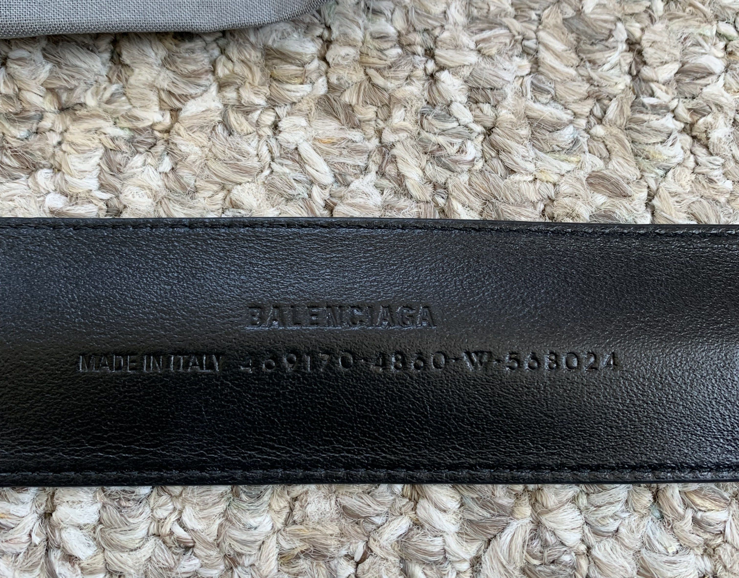 Balenciaga Balenciaga Blue Leather Logo Wrap Bracelet + Box Size ONE SIZE - 5 Thumbnail
