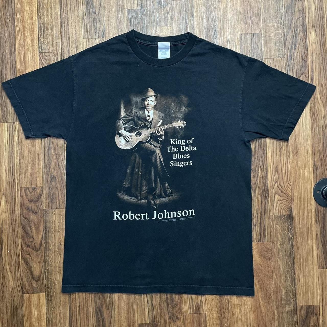 Vintage Vintage Robert Johnson Shirt Large Black 1997 King of Delta Size US L / EU 52-54 / 3 - 1 Thumbnail