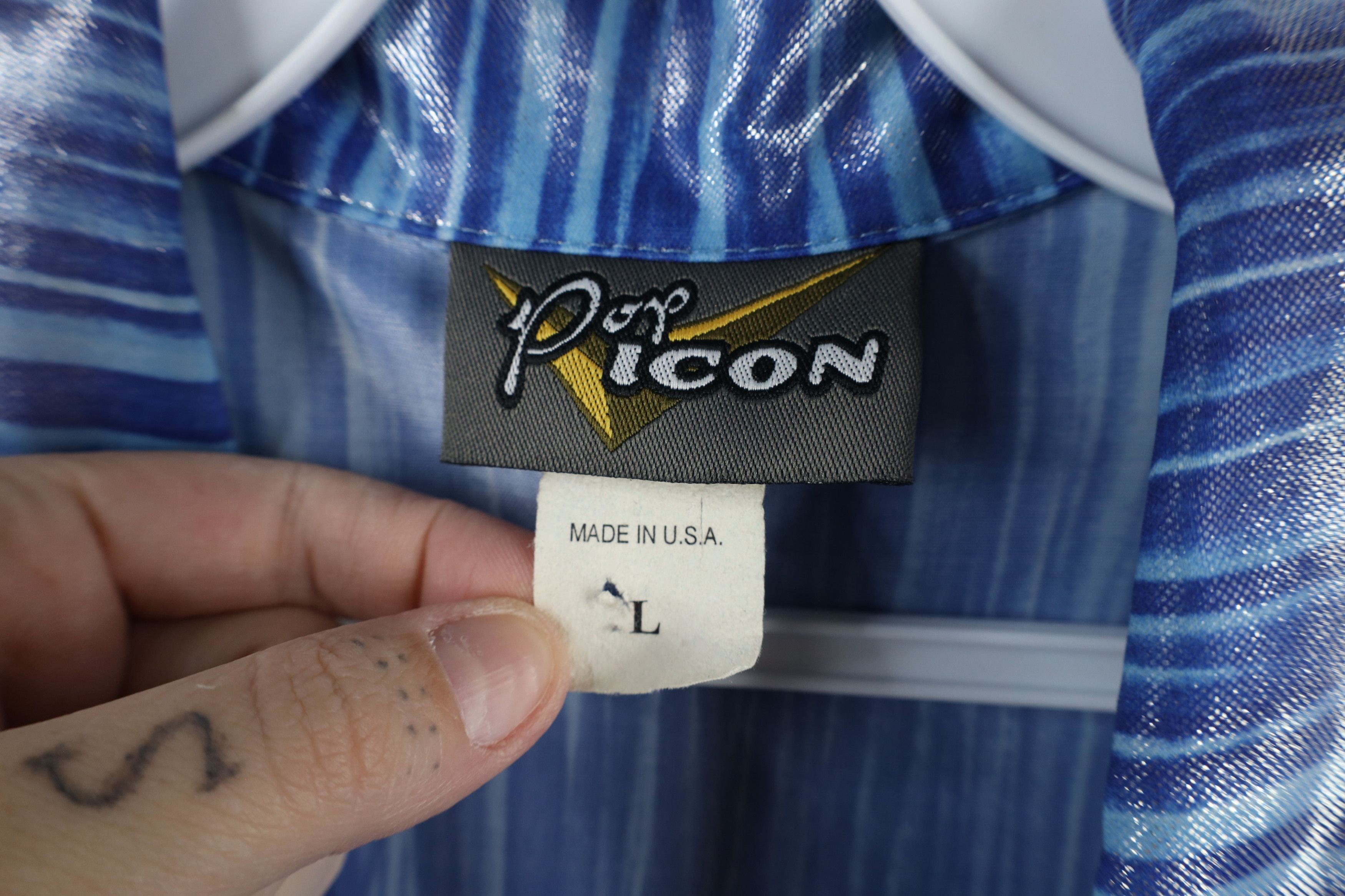 Vintage Vintage 90s Streetwear Rave Short Sleeve Button Shirt USA Size US L / EU 52-54 / 3 - 6 Thumbnail