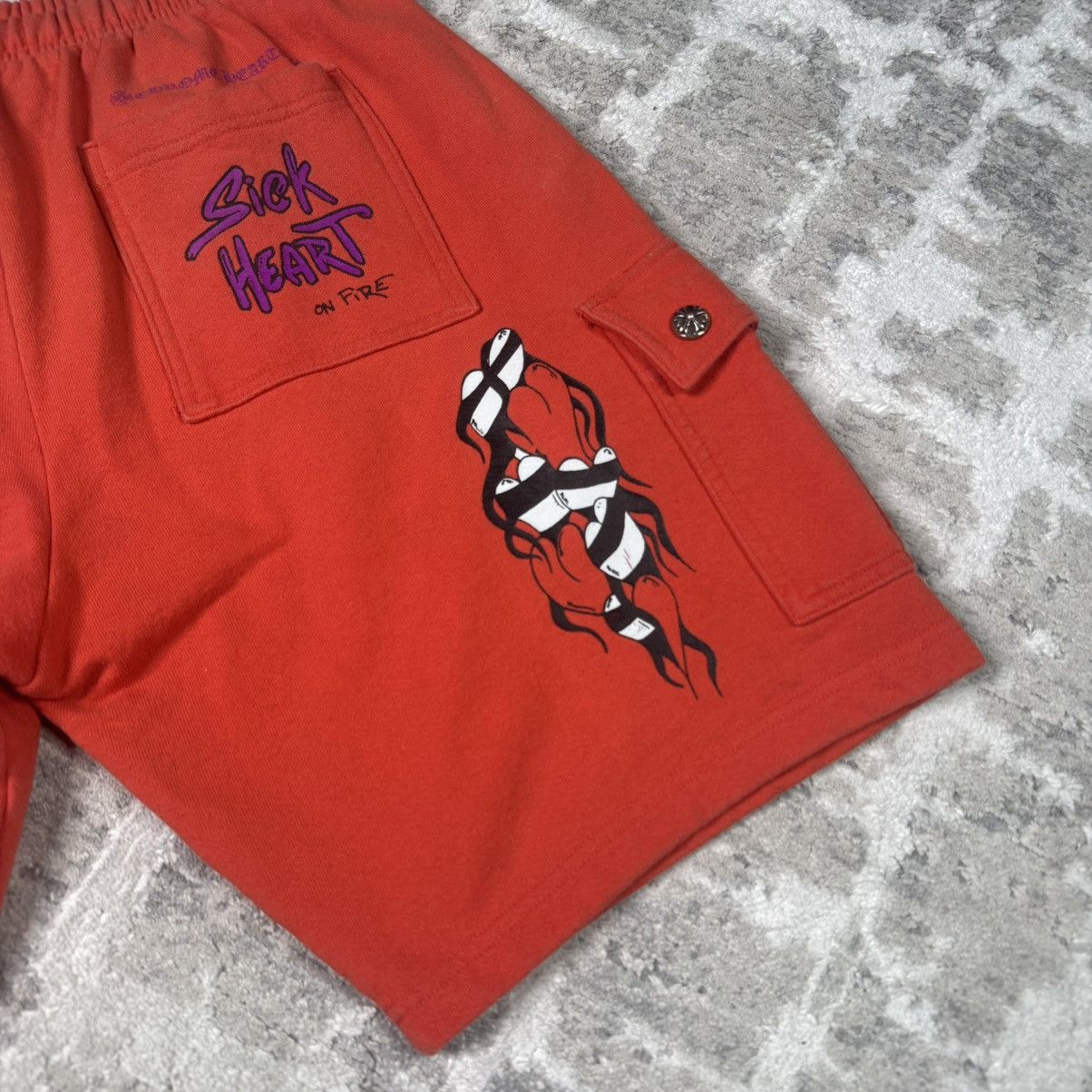 Chrome Hearts Matty boy sadistic lipstick sweatshort Size US 34 / EU 50 - 8 Thumbnail