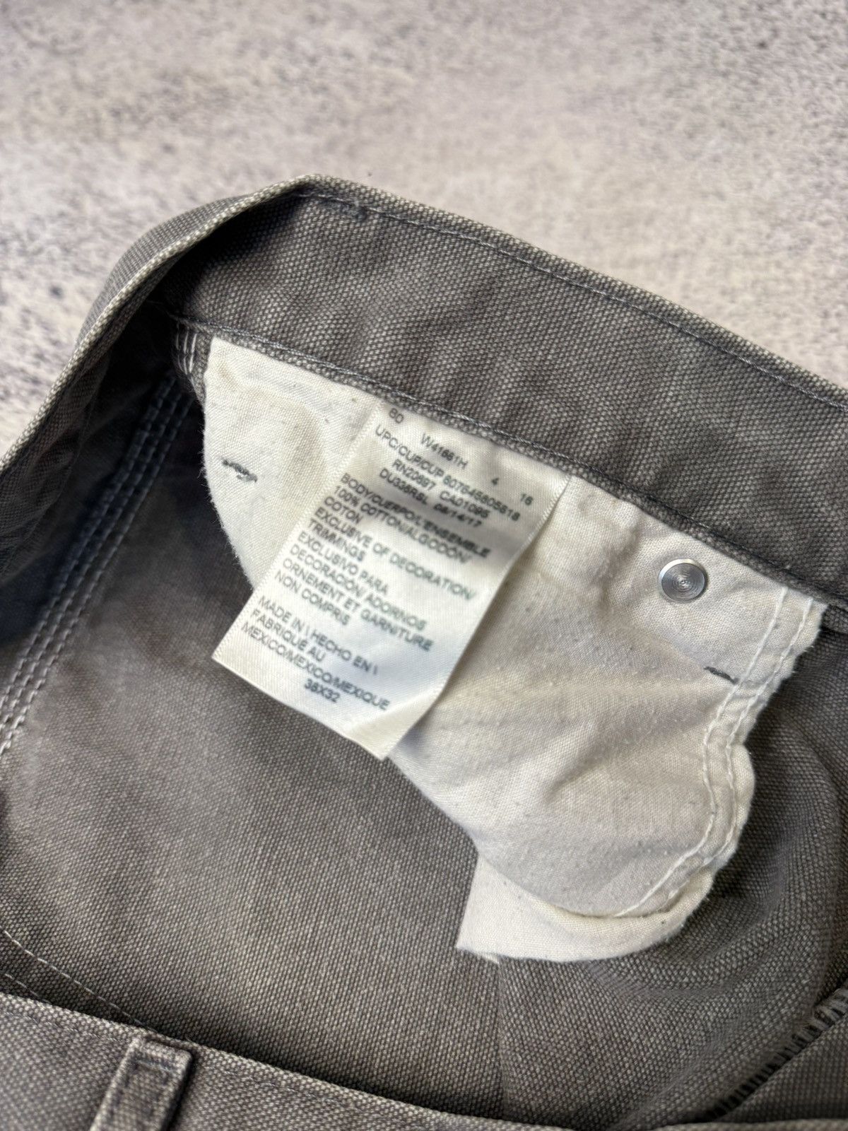 Dickies Vintage Gray Dickies Carpenter Work Pants - 38/32 - Y2K Size US 34 / EU 50 - 12 Thumbnail