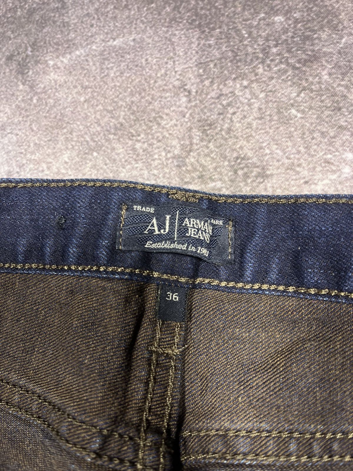 Armani Armani Jeans Metal Logo jeans Denim Vintage Streetwear Y2K Size US 36 / EU 52 - 10 Thumbnail