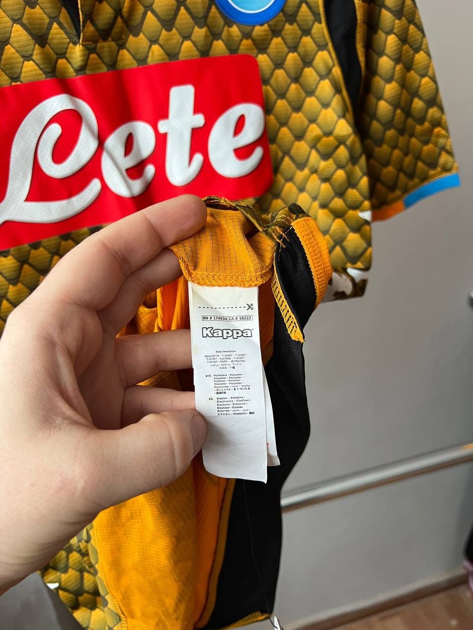 Kappa NEW! 2018/19 SSC NAPOLI GK SOCCER JERSEY FOOTBALL SHIRT SZ M Size US M / EU 48-50 / 2 - 13 Thumbnail