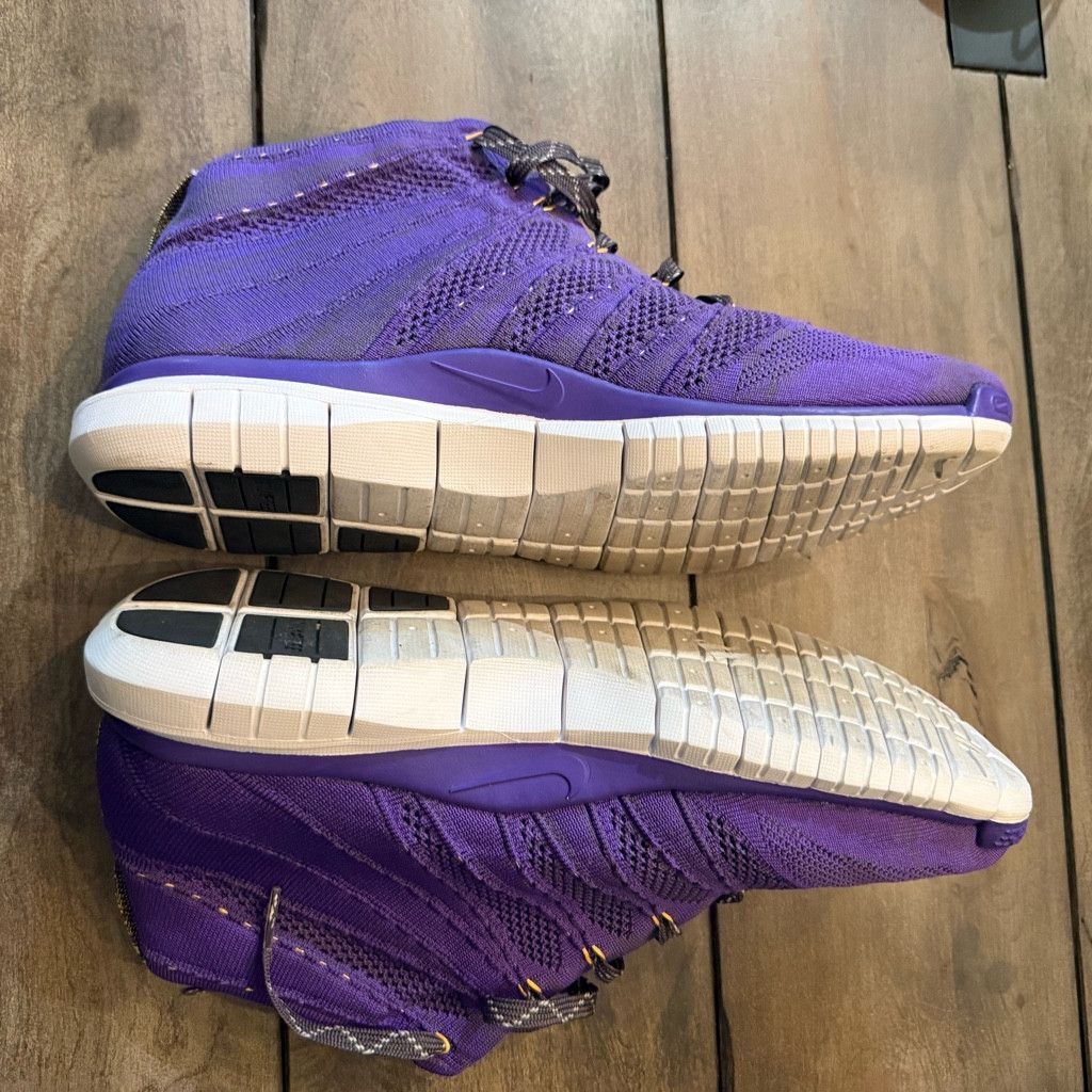 Nike NIKE FREE FLYKNIT CHUKKA HYPER GRAPE MENS SHOE SIZE 13 Size US 13 / EU 46 - 5 Thumbnail