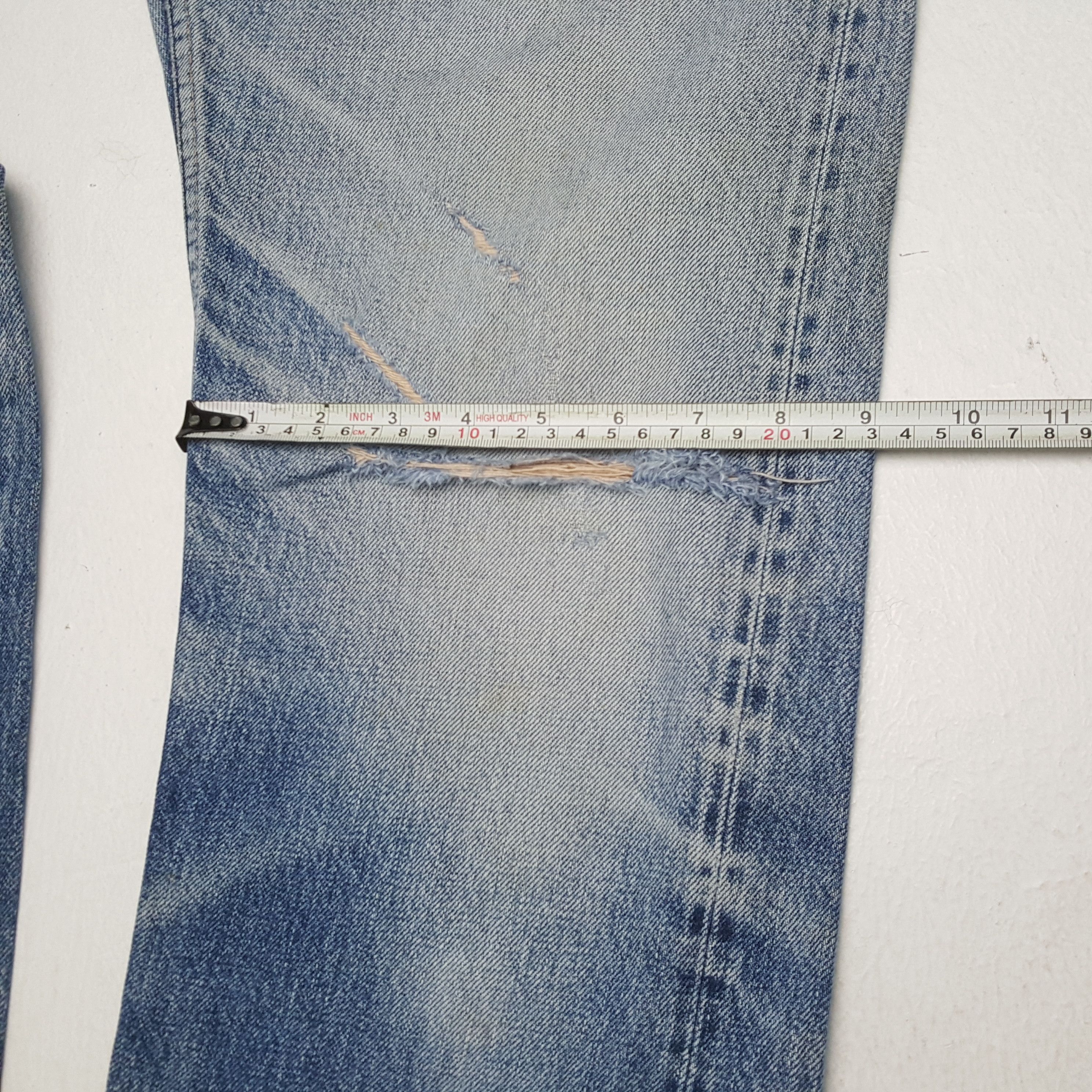 Japanese Brand × Vintage HRAMCHM Japanese Brand Style Distressed Jeans Size US 32 / EU 48 - 9 Thumbnail