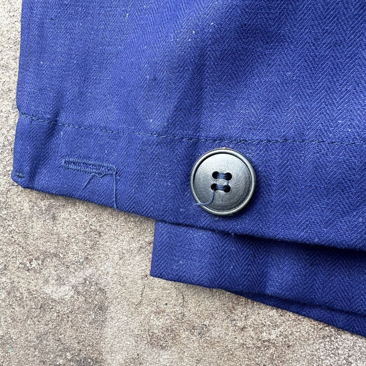 Le Laboureur Vintage 80s French Workwear Sanfor Chore Jacket Size US M / EU 48-50 / 2 - 8 Thumbnail