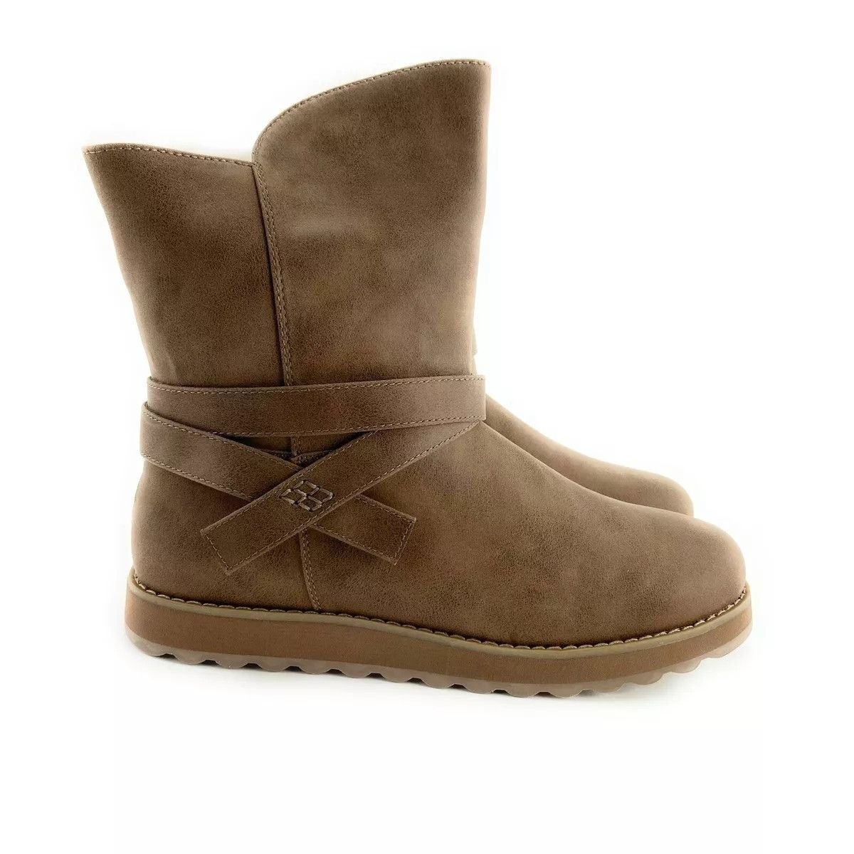 SKECHERS Skechers Women's Keepsakes 2.0 Pikes Peak Taupe Vegan Boots Size US 6 / IT 36 - 1 Thumbnail