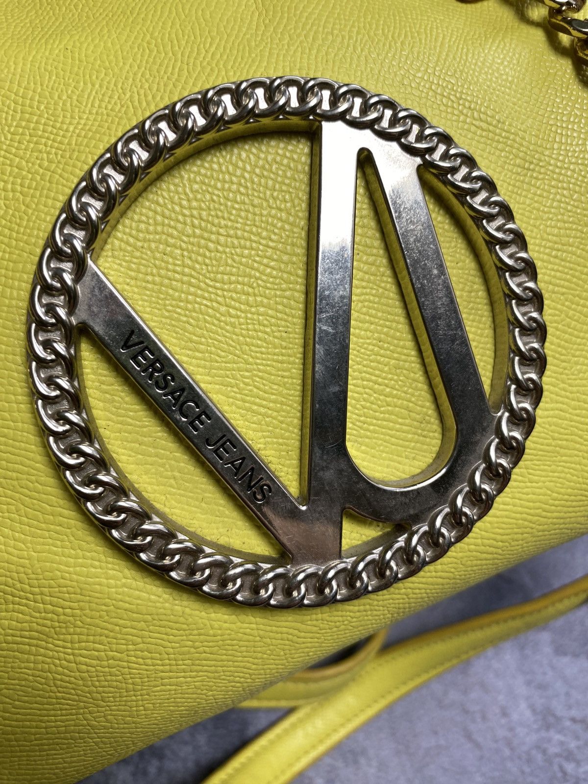 Versace Versace jeans bowling bag yellow Size ONE SIZE - 2 Thumbnail