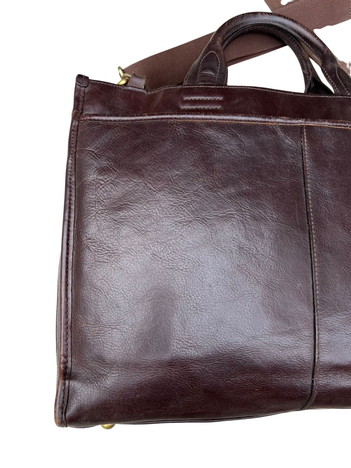 Leather Toyooka Handmade Craftsmanship Japan Patina Leather Bag Size ONE SIZE - 5 Thumbnail