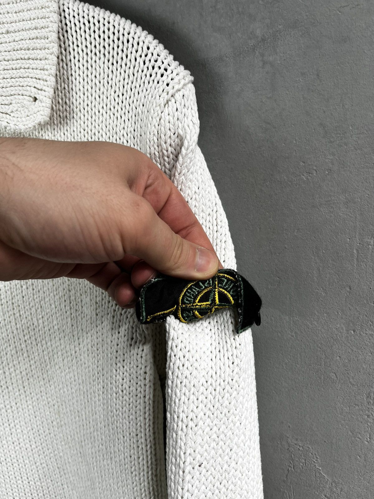 Stone Island × Vintage Stone Island SS 1998 Half Button Knit Size US S / EU 44-46 / 1 - 9 Thumbnail