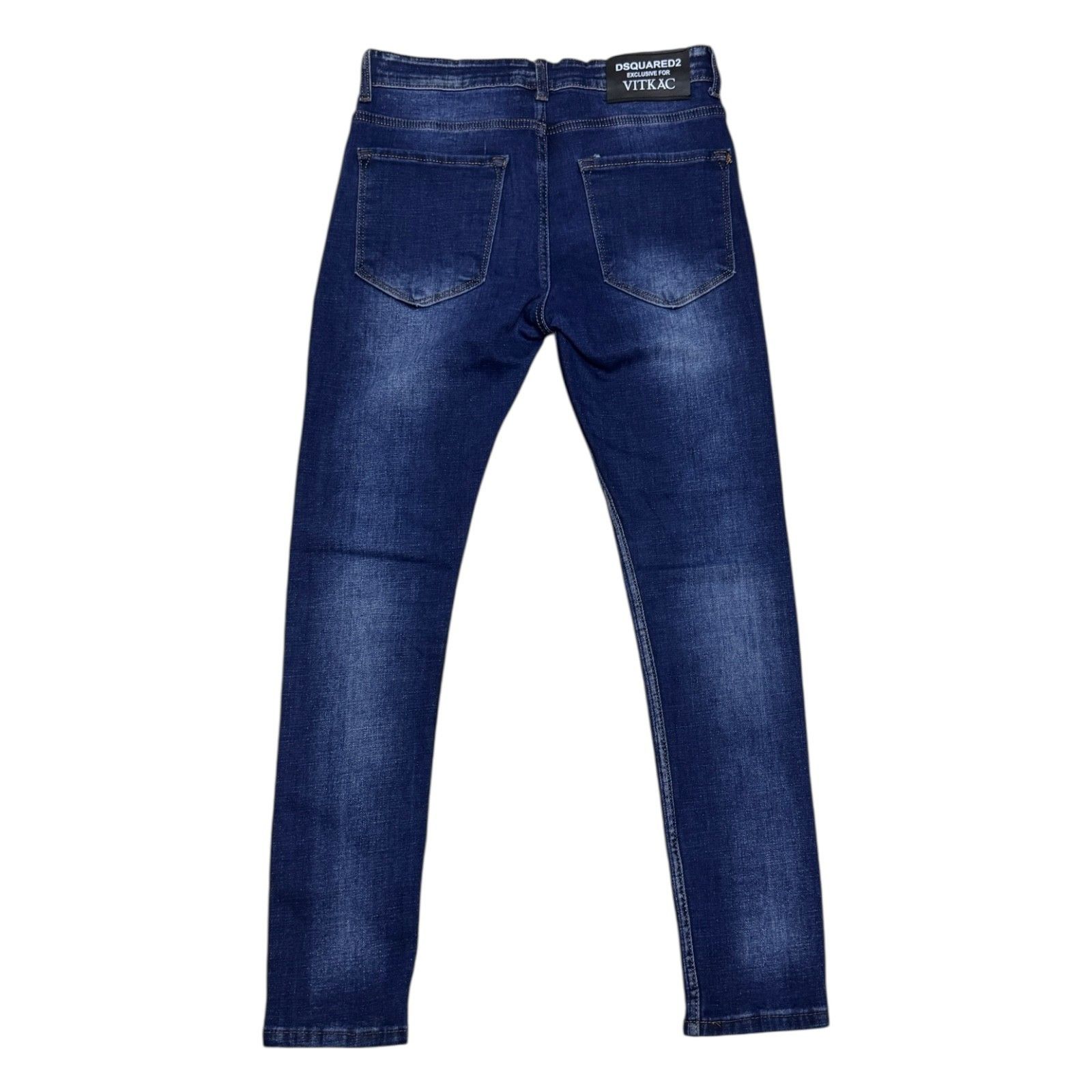 Dsquared2 DSQUARED2 x VITKAC Vintage Luxury Skinny Denim Jeans 32x30 Size 32" / US 10 / IT 46 - 2 Thumbnail