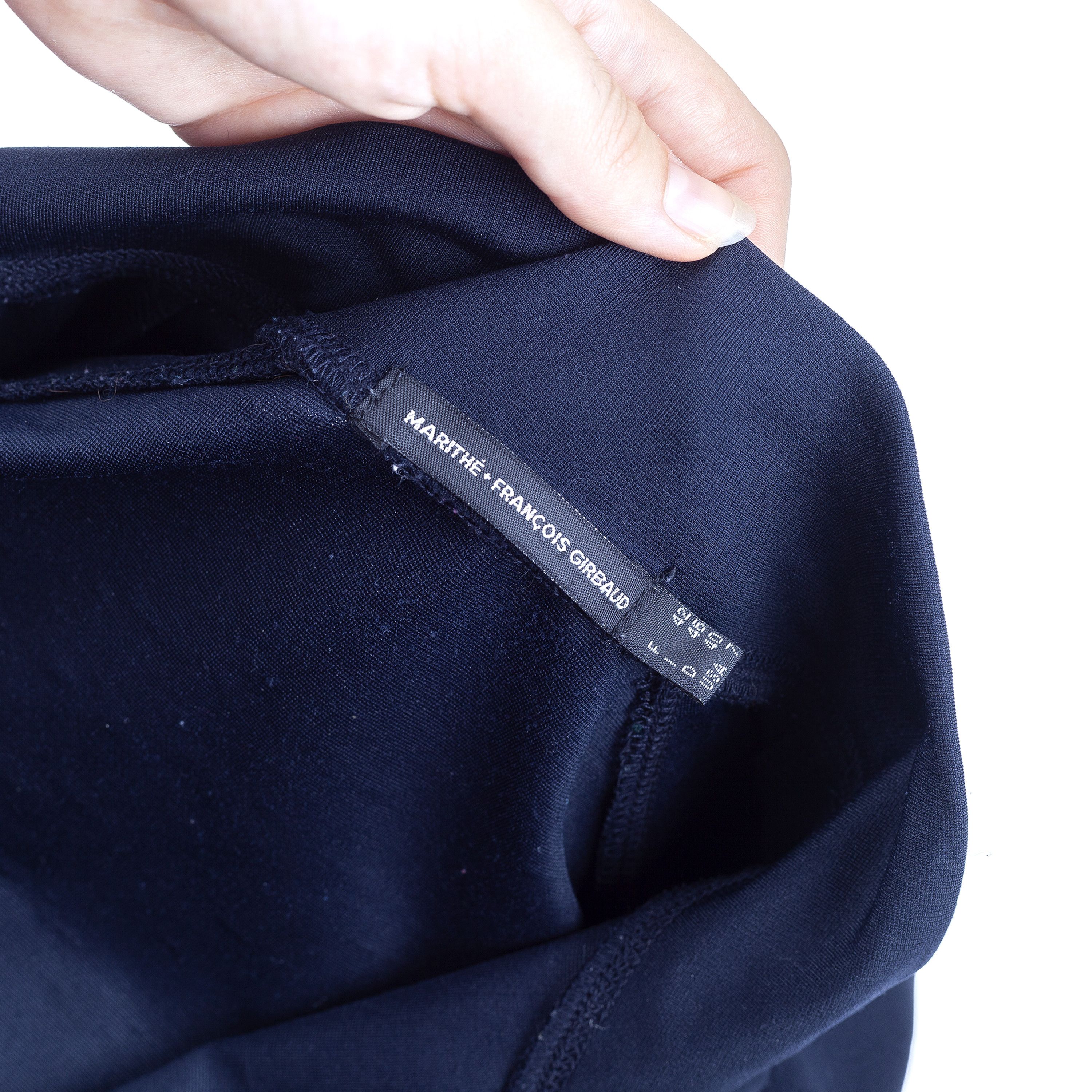 Marithe + Francois Girbaud Marithé François Girbaud Blue Ruffled Jacket (M) Size M / US 6-8 / IT 42-44 - 4 Thumbnail